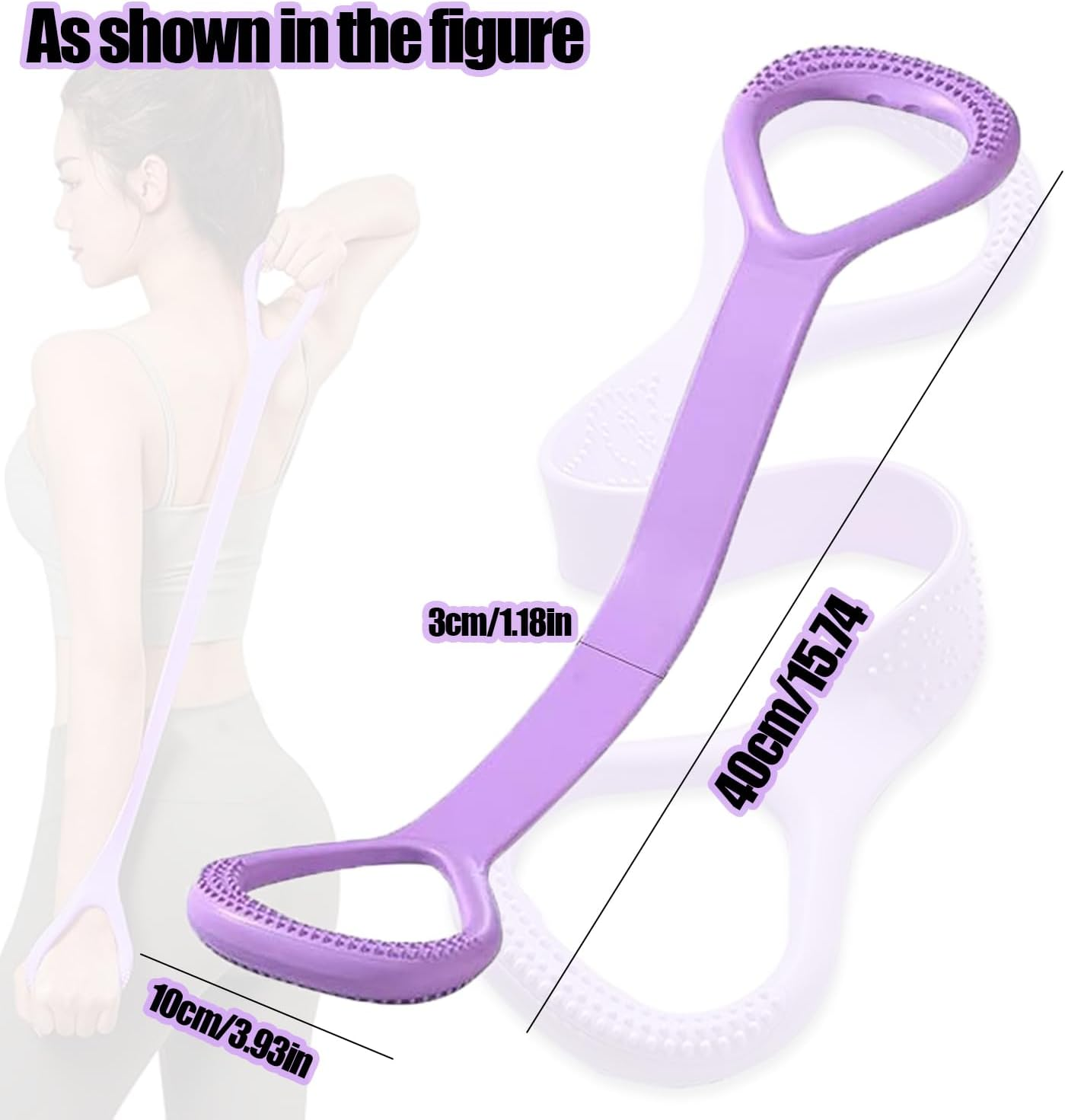 Fitness Resistance Band, Arm|Back Training Elastic Ropes - Pure Workout Chest Arm and Shoulder Stretch Bands Exercise Equipment for Physical Therapy,Yoga,Pilates,Stretching image number 5