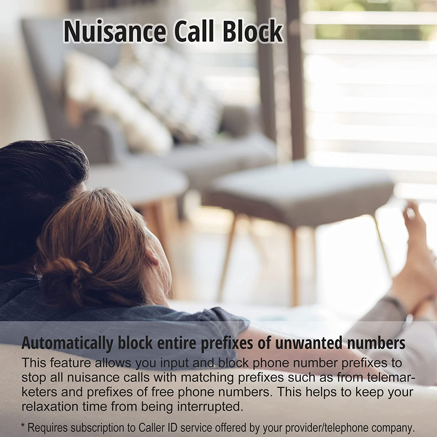 Panasonic DECT Digital Cordless Phone with Answering Machine and 4 Handset (KX-TGD324ALB), Black image number 4