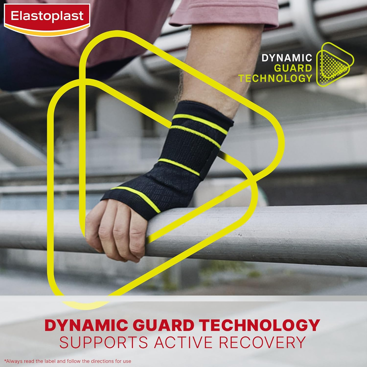 Elastoplast Performance Wrist Support Brace - Size Medium (1 Pack) | Adjustable Wrist Guard | Supports Active Recovery | Compression Sleeve for Sport, Fitness, Exercise, Pain Relief image number 5