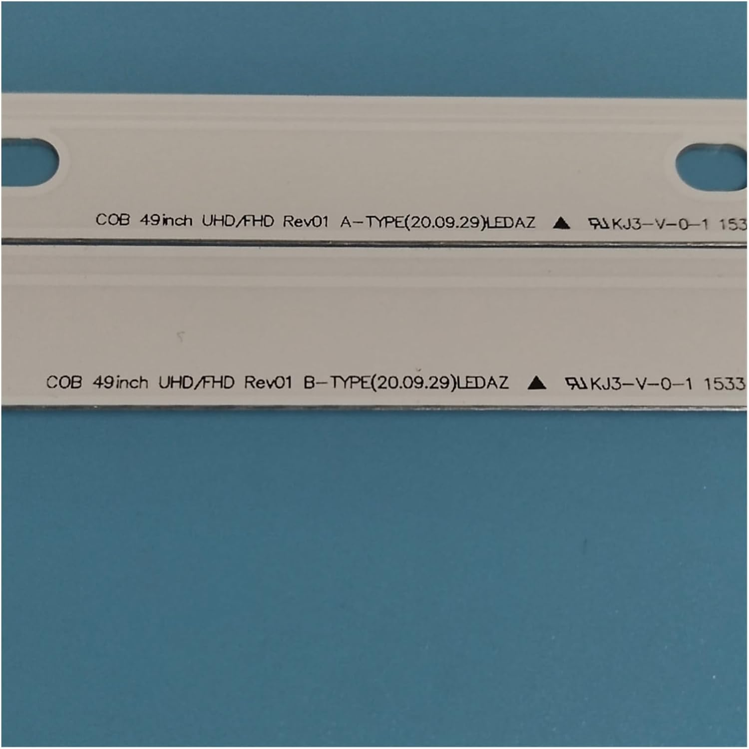 8Pcs/Set LED Strip for 49 TV 49UF6400 49UF6407 49LF510V 49UF640V NC490DUE-SADP2 LGE-WICOP-49INCH-UHD-FHD-REV05 GAN01-1255A-P1 image number 1