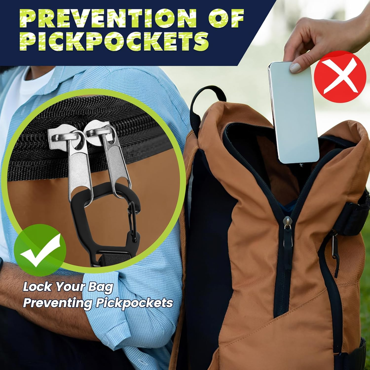 Milifox Retractable Keychain Heavy Duty Badge Reel Carabiner Badge Holder with Steel Retractable Cord for Hanging Carabiner Badge, Key, 2-Pack image number 4