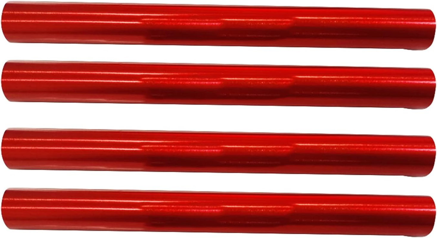 Tent Repair Pole Aluminium Alloy Tent Pole Repair Splint, 4Pcs Tent Pole Repair Tube, for Camping, Hiking, Traveling image number 4