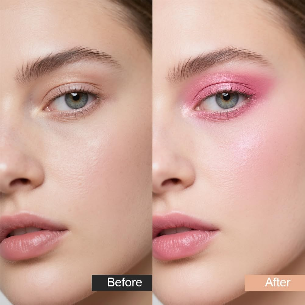 LOPHE 50PCS Sponge Eyeshadow Applicators, Disposable Beige Eye Shadows Sponge Brushes, Dual Sided Eyeshadow Brushes Eye Shadows Sponge Applicators Sticks for Eyeliner Makeup Arts Crafts Art Beauty image number 2