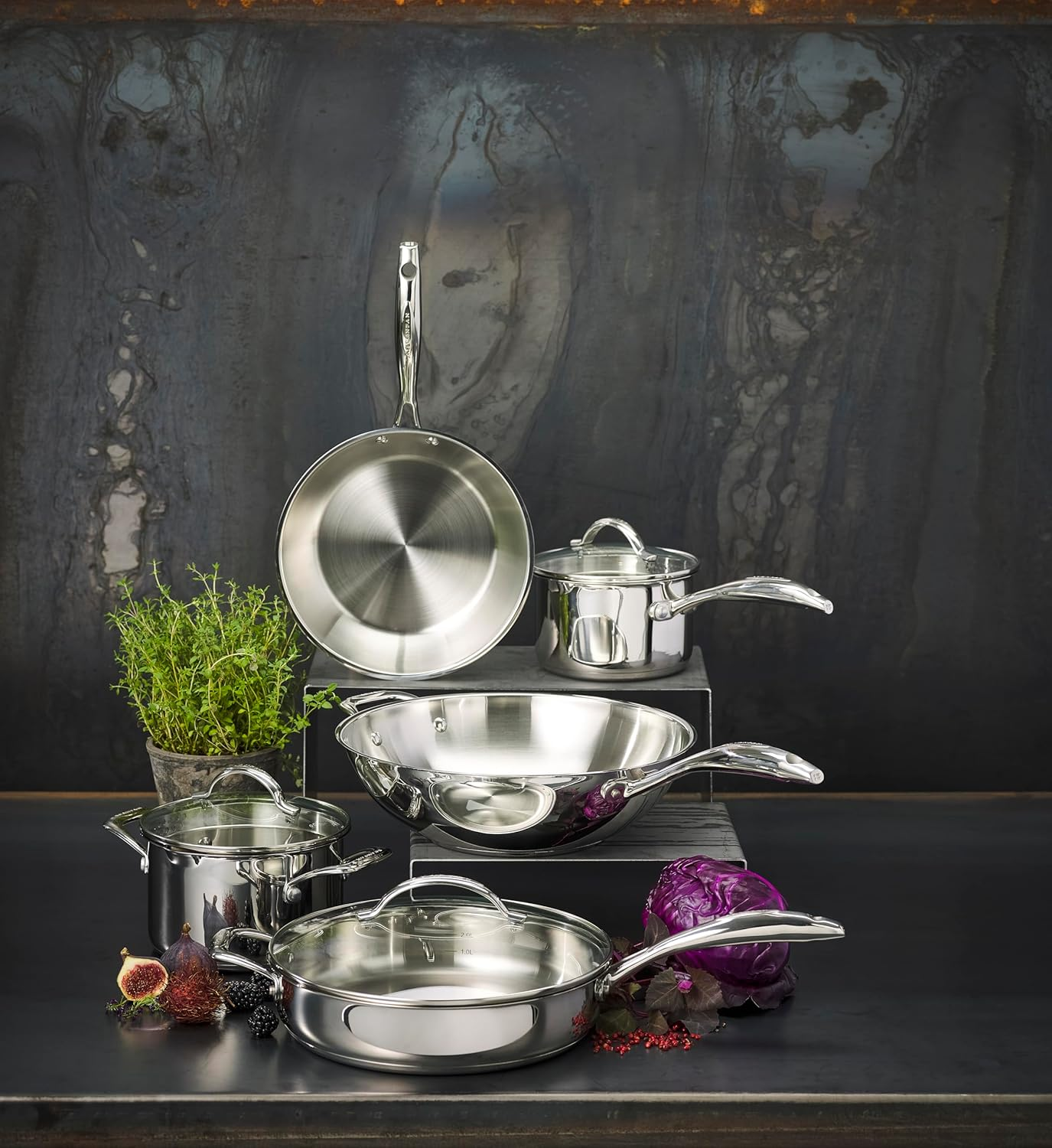 Scanpan STS Stainless Steel Fry Pan, 20 X 4 Cm image number 1