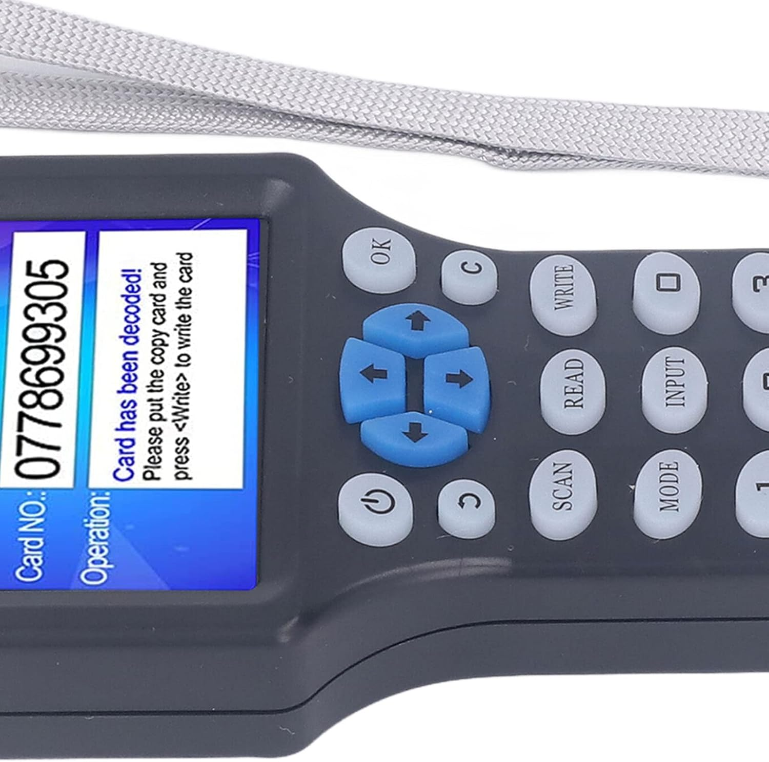 NFC RFID Card Copier Readers Writer, Access Control Card Copier IC ID Card Copier Access Card Duplicator Writer Duplicator with UID Keychain and HD 2.8Inch Full Color Screen image number 6