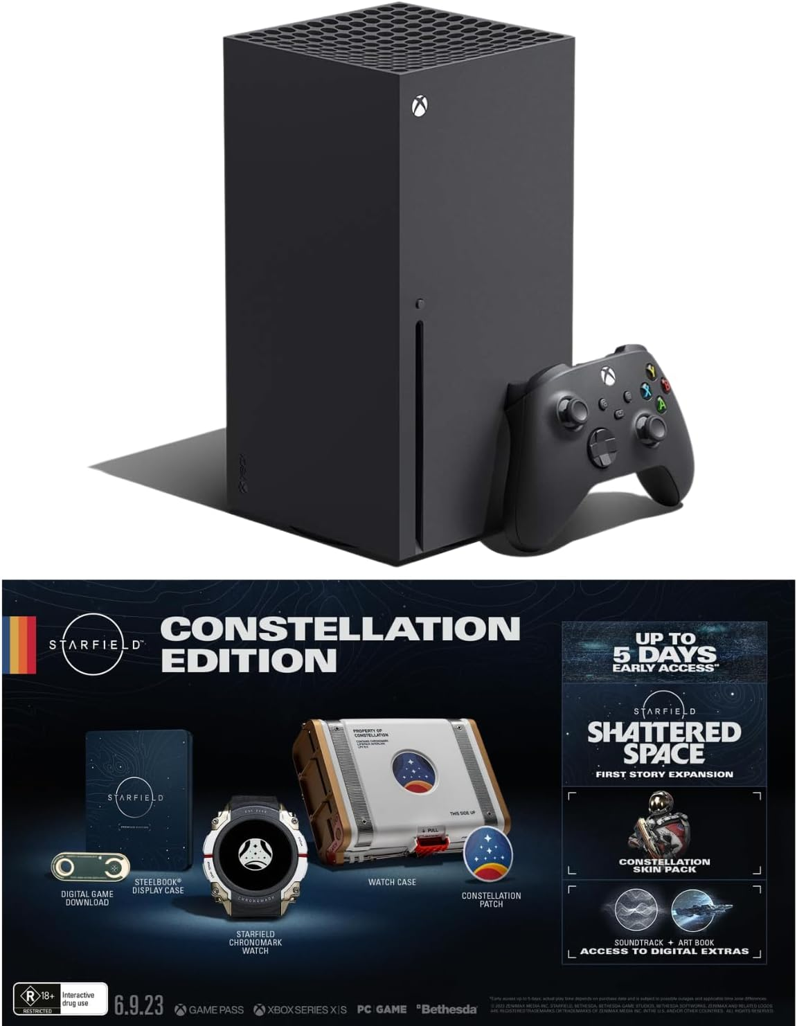 Xbox Series X Console + Starfield Collectors Edition image number 1