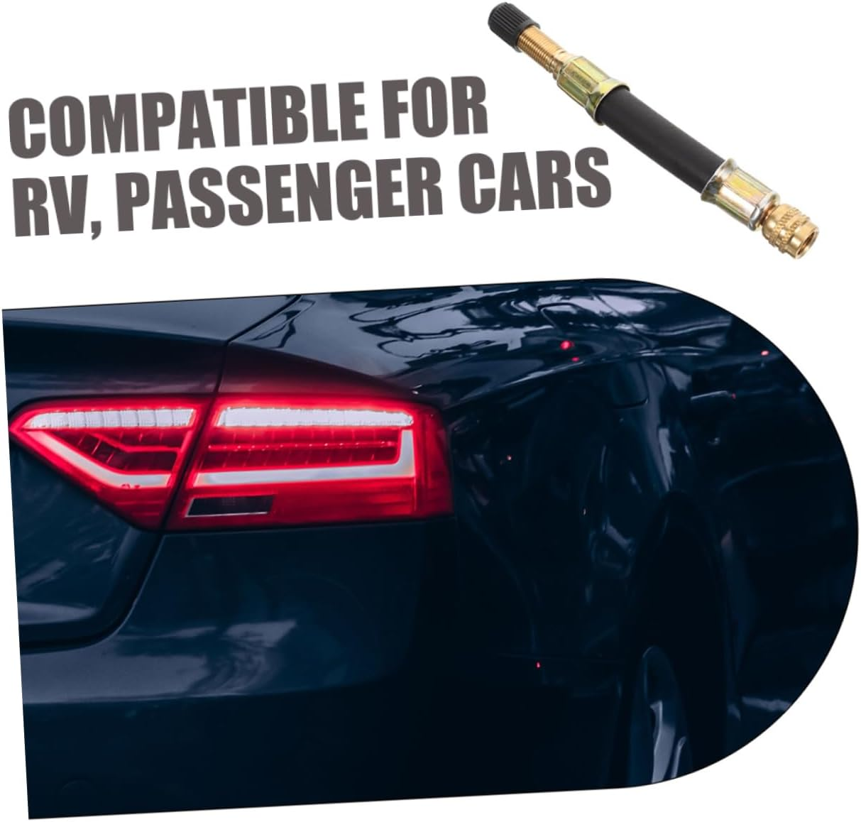 CHICAMPERA Dual Tire Valve Stem Extender Rubber Valve Extension for Efficient Car Inflation for Trailers User-Friendly Design for Automotive Tools and Equipment image number 6