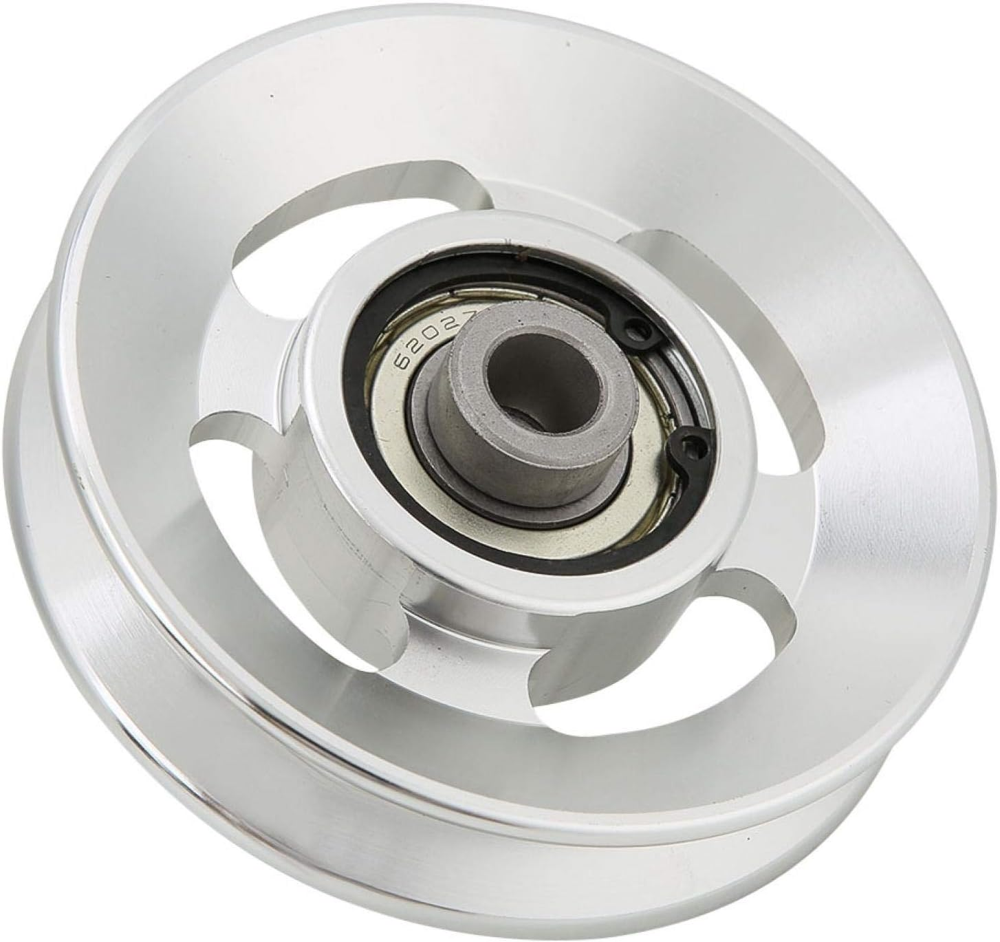 Yosoo Health Gear Fitness Pulley Wheel, Universal Aluminum Alloy Bearing Pulley Wheel Gym Diameter 90Mm&115Mm for Exercise Strength Training Accessory