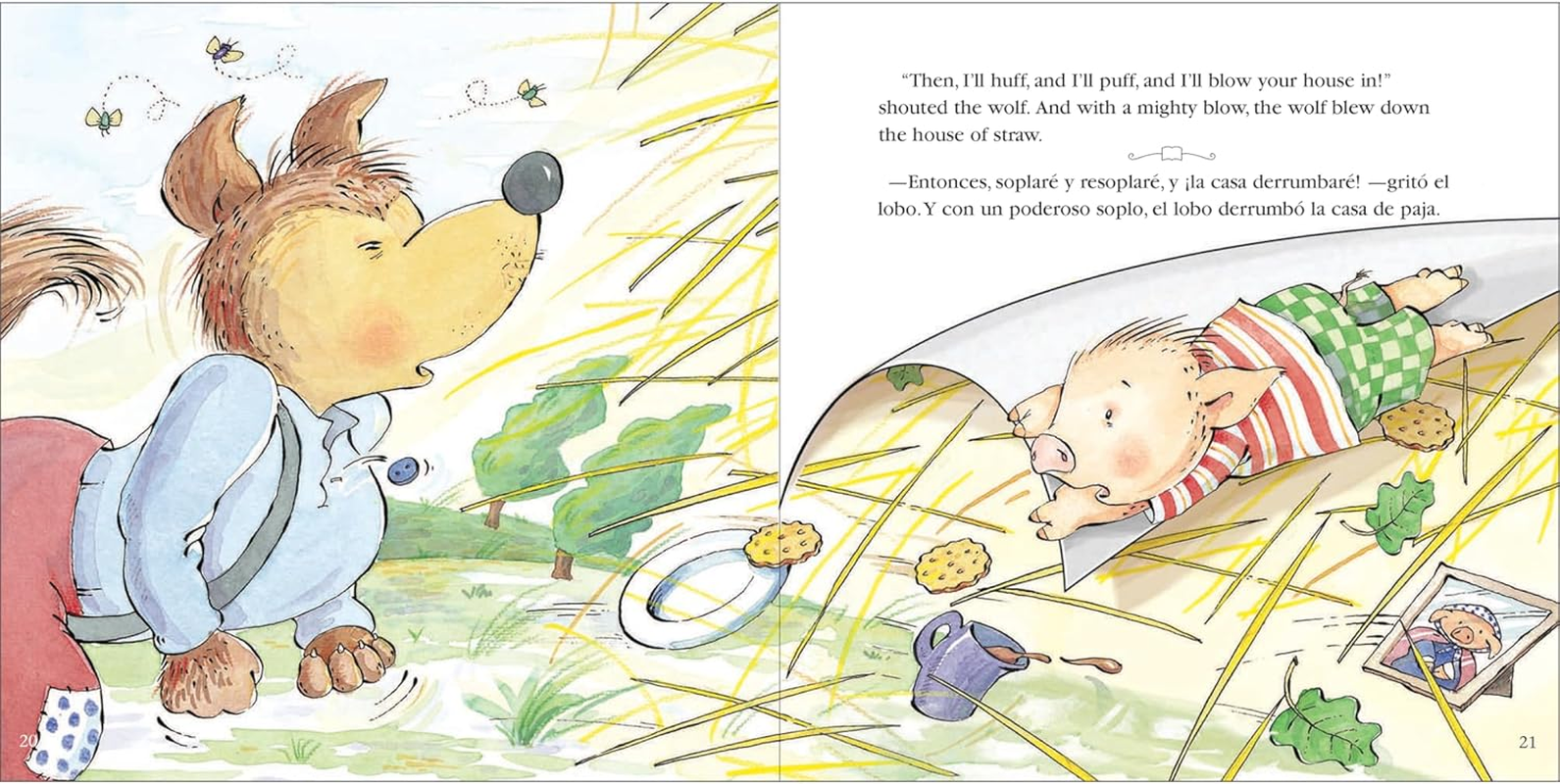 Carson Dellosa Keepsake Stories Classic Children'S Fairy Tales in Spanish and English Book Set, the Three Little Pigs, Little Red Riding Hood, Goldilocks, Jack & the Beanstalk Bilingual Books for Kids