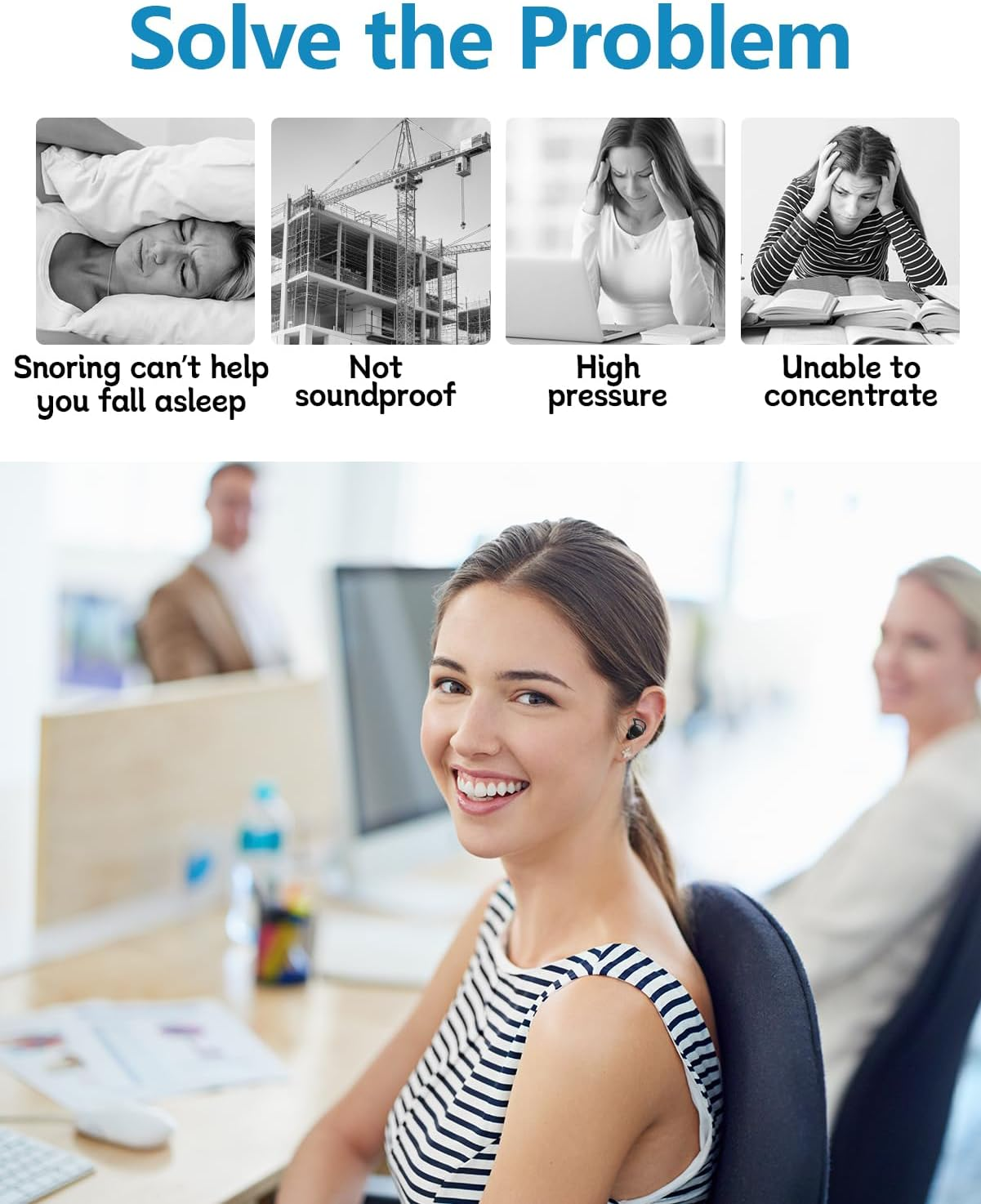 Sleep Earbuds Bluetooth 5.4 Headphones in Ear Noise Cancelling Mic Mini Ear Buds for Side Sleeping Waterproof Wireless Earphones with Hifi Stereo Sound for Travel Insomnia Relaxation with Charge Case