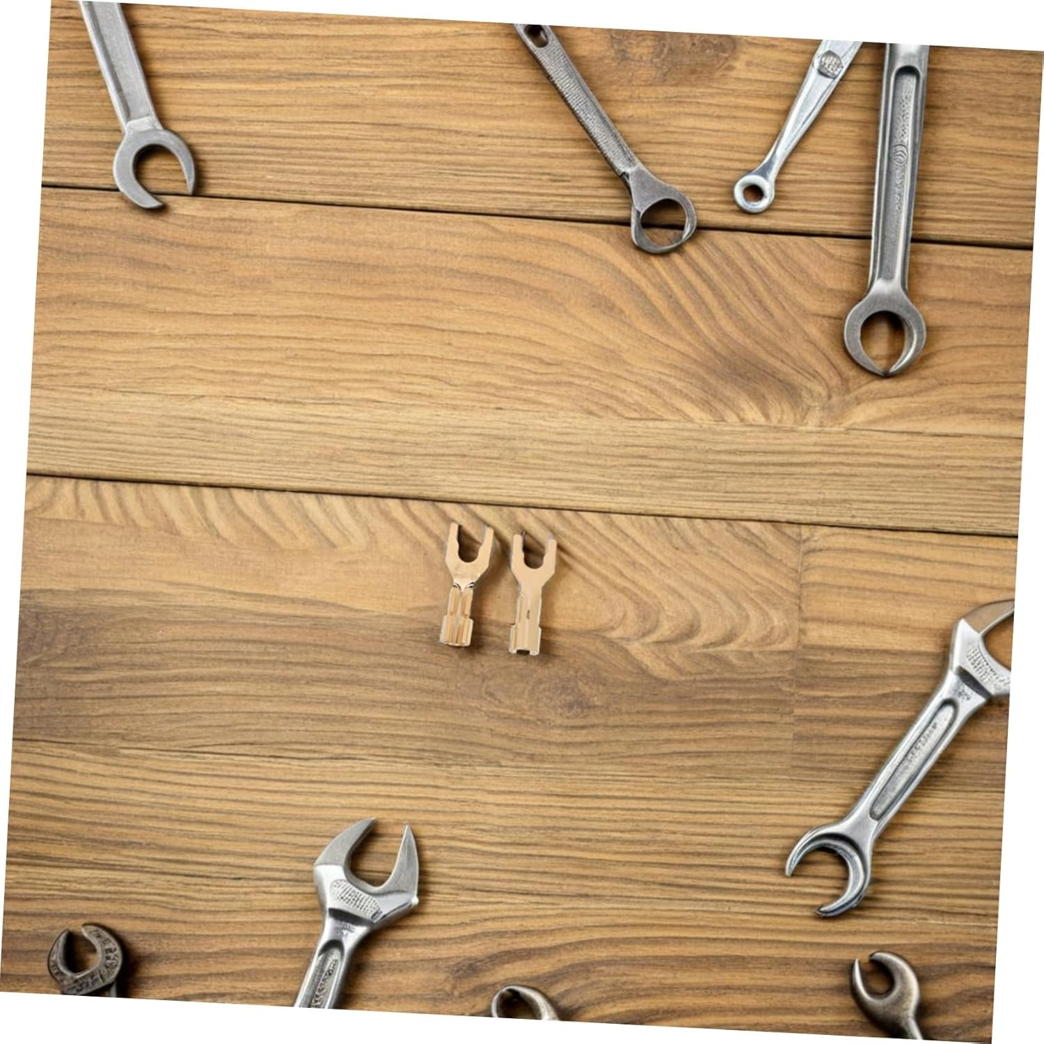 Vaguelly 2Pcs Speaker Connector Y Spade Plugs for Hifi Audio Amplifiers Home Theater Speaker Wire Connectors Banana Plugs For image number 4