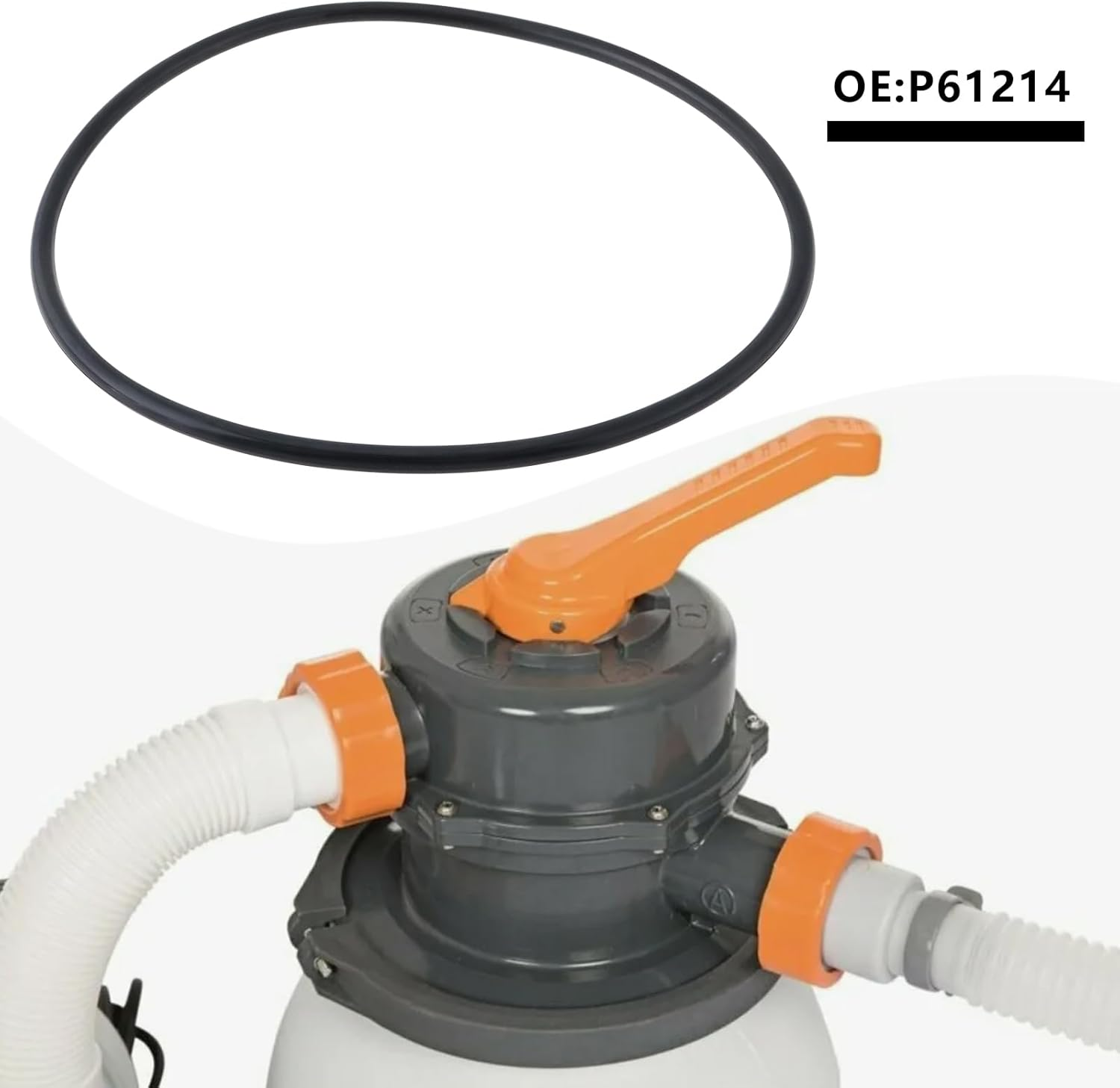 SG Store 5PCS Tank Seal Gasket O-Rings Replacement Part P61214 Compatible with Bestway Flowclear Sand Filters 58366 58486 58495 58497 58499 Models image number 6