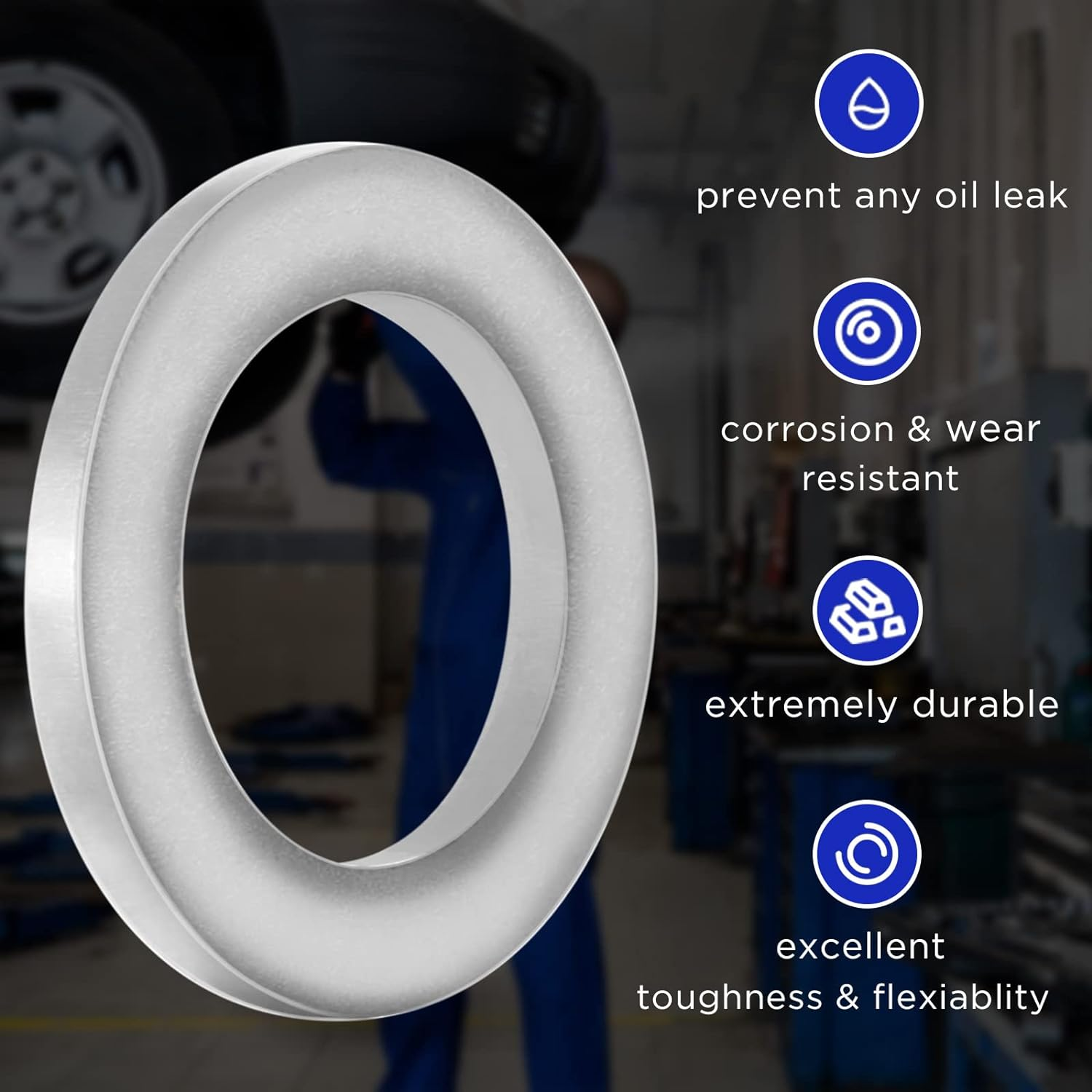 20Pcs M14 Oil Drain Plug Gasket, Aluminum Crush Washer, for Oil Change, Seal Ring by Keeroarin image number 6