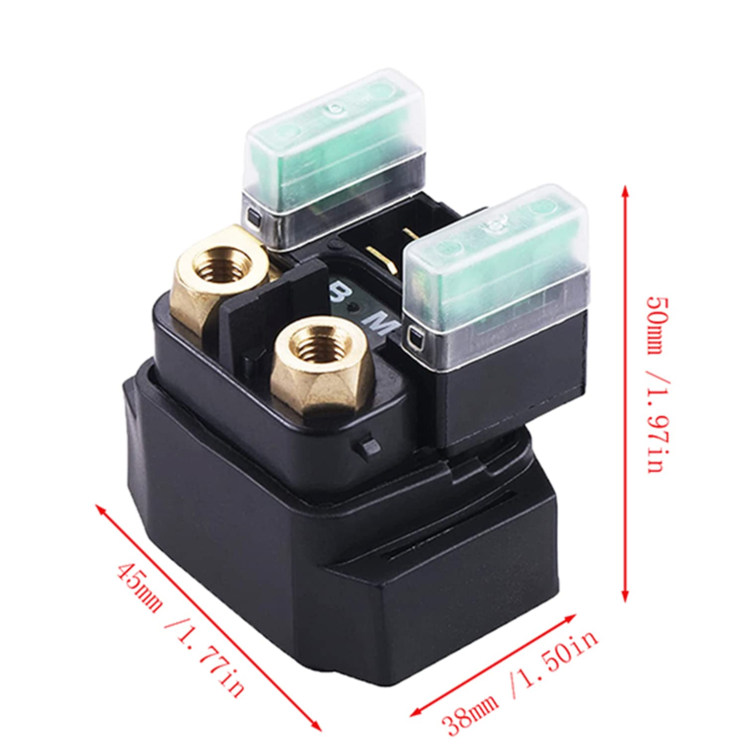 Starter Relay Solenoid Compatible with 2000-2009 Yamaha YFM 350 400 450 600 Grizzly Kodiak Big Bear Raptor Bruin Kodiak Wolverine or More Models ATV. image number 4