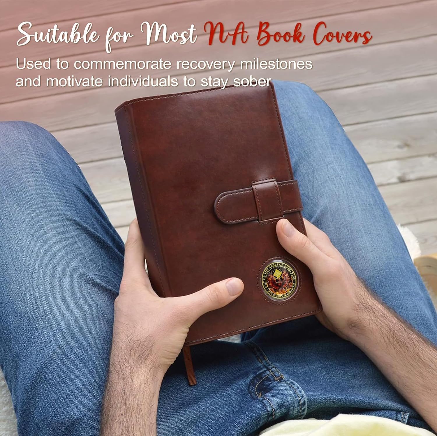 CHURYUML 15 Year NA Medallions Phoenix Recovery Chip Out of the Ashes of Addiction NA Sobriety Coin Narcotics Anonymous Gifts Sobriety Addiction Recovery Gifts Narcotics Anonymous Coin image number 4