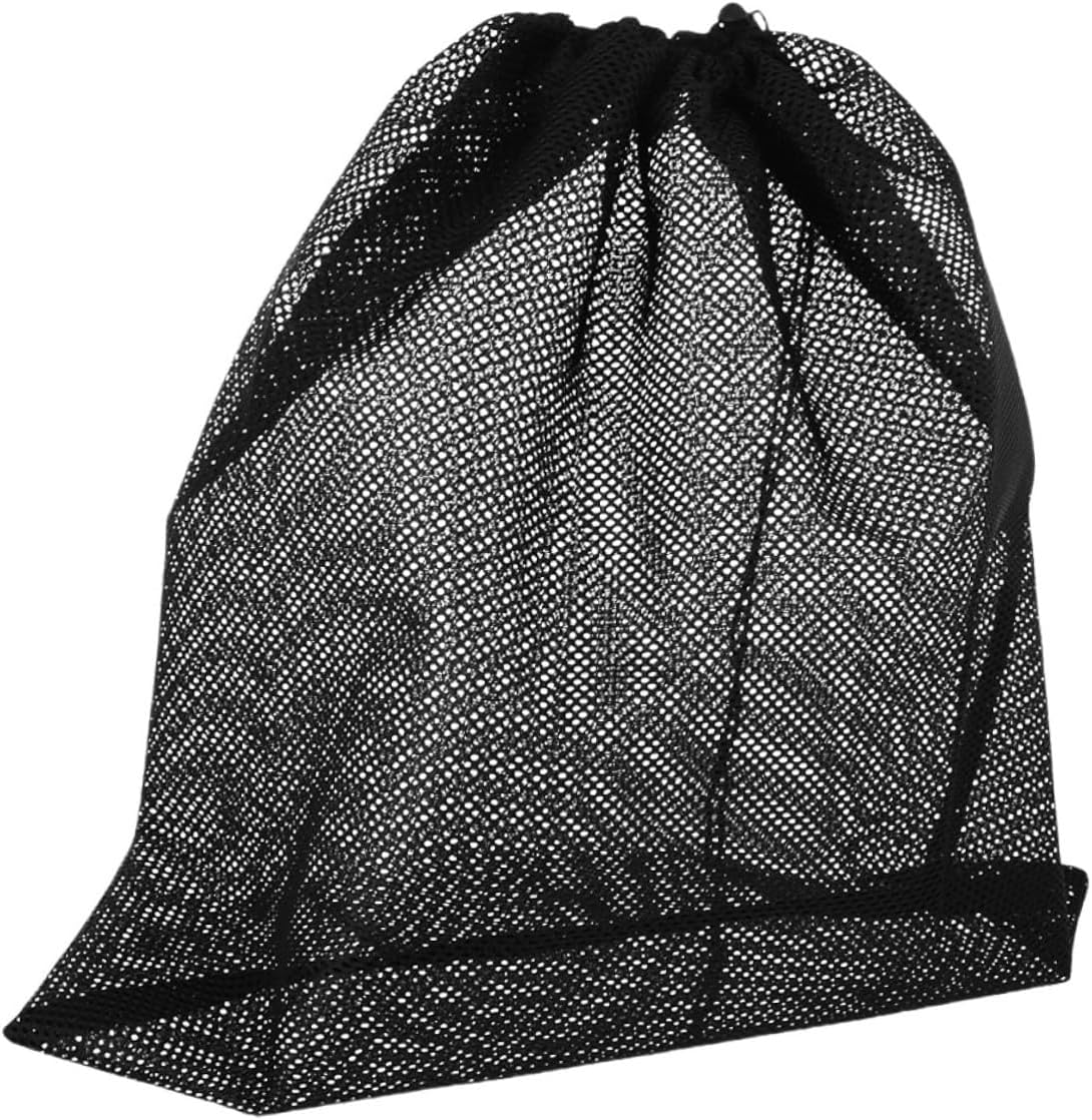 Large Pump Filter Bag Black Polyester Mesh with Drawstring Fine and High-Efficiency Water Filtration Barrier for Outdoor Pumps and Biological Filter Media image number 4