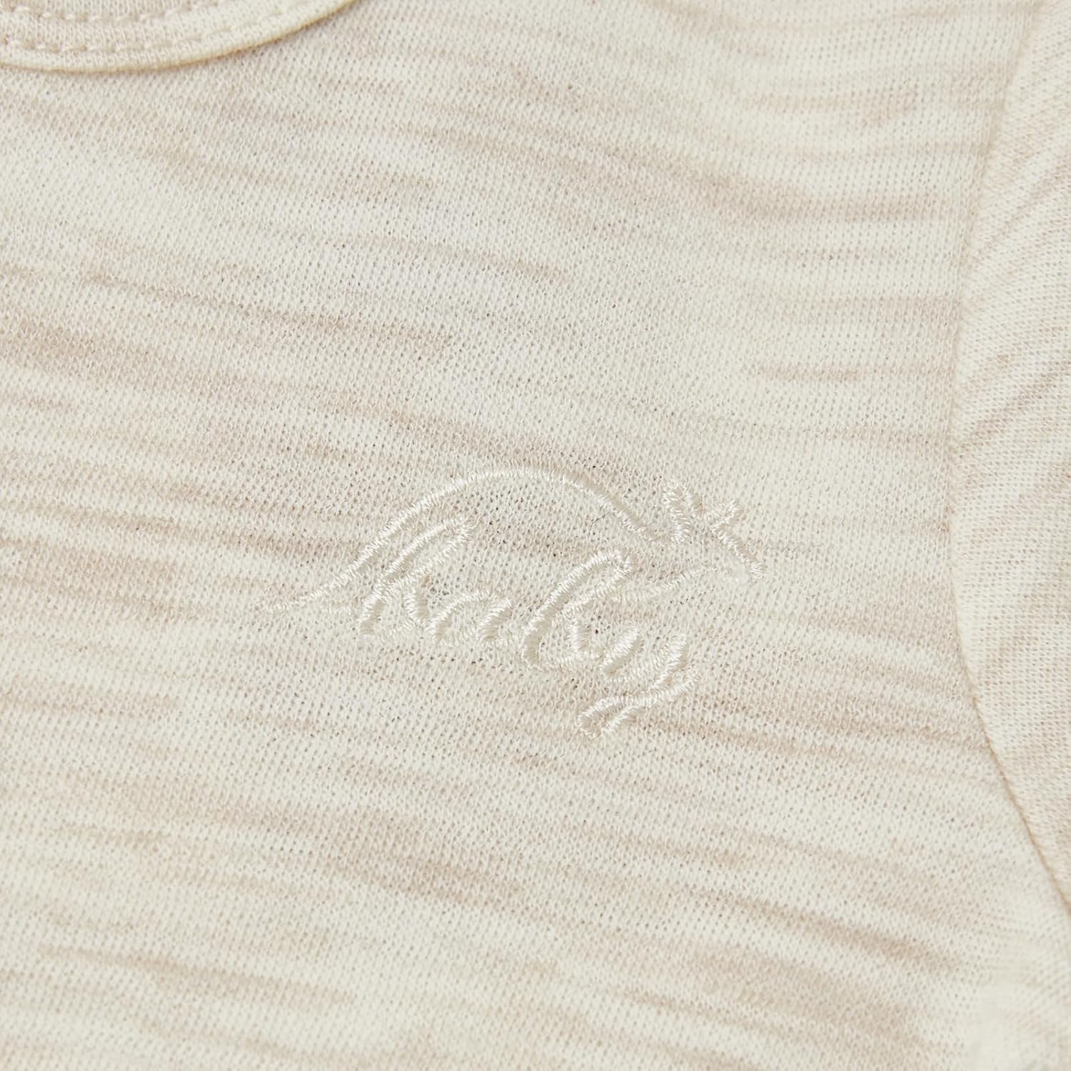 Merino Baby Merino Wool Coverall for 6-12 Months Babies, Cream Marle image number 5