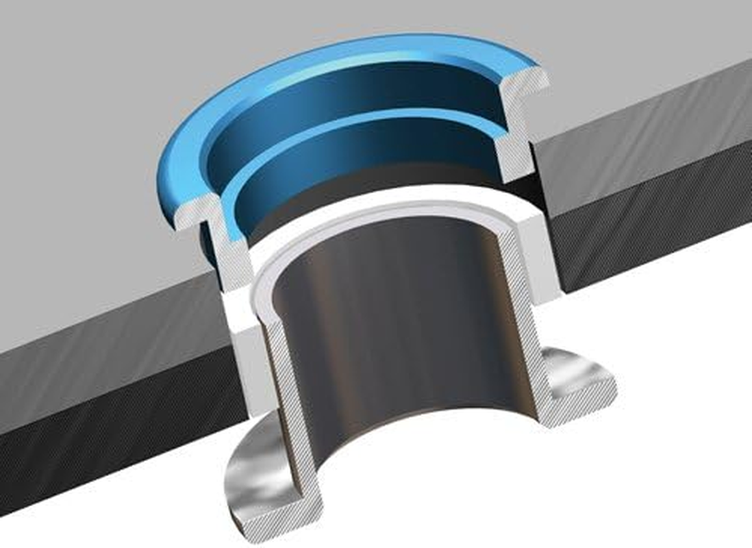 Ring Lock Nail and Cuticle Scissors, Stainless, Length 9.5 Cm