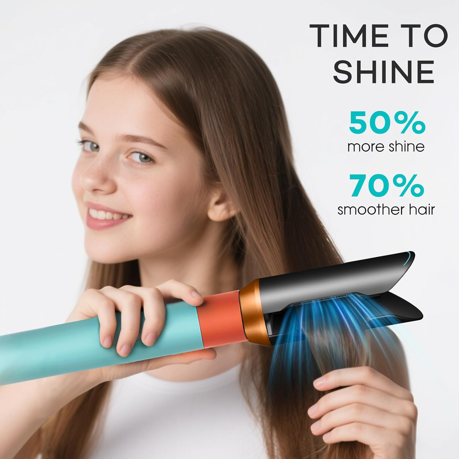 Dxyue Hair Styling Straighten Nozzles Attachment for Dyson Airwrap HS01 HS05 HS08 Styler, Curly Hair, Large Waves image number 6