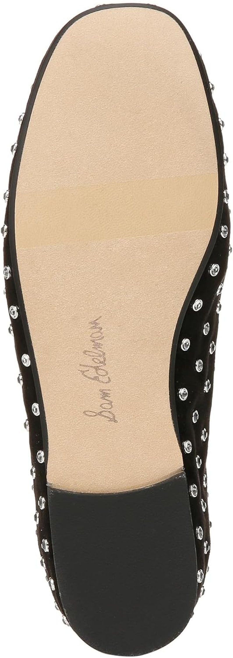 Sam Edelman Women'S Ari Ballet Flat, Black Suede, 11