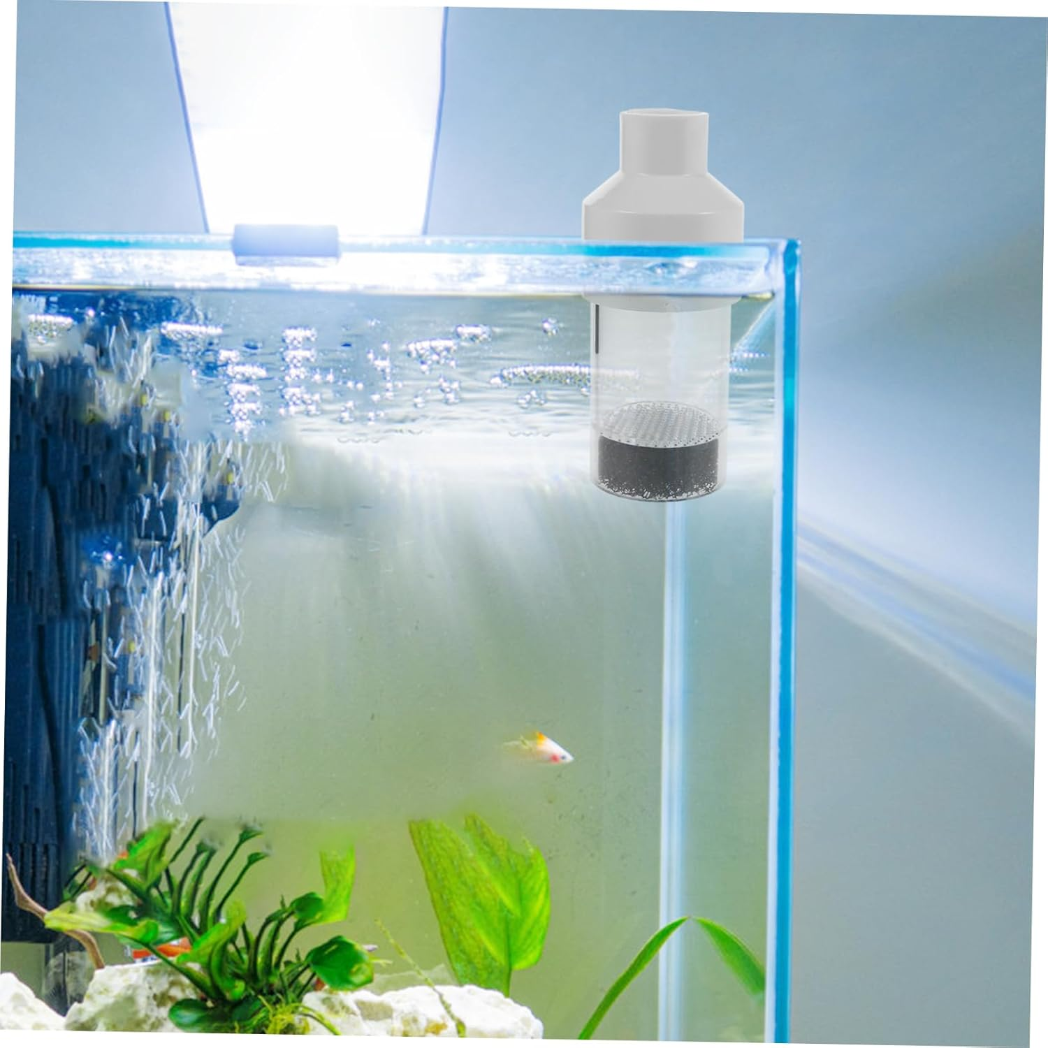 INOOMP Fish Egg Incubator Aquarium Cichlids Breeding Tank Enhances Hatching Success for Aquatic Pets