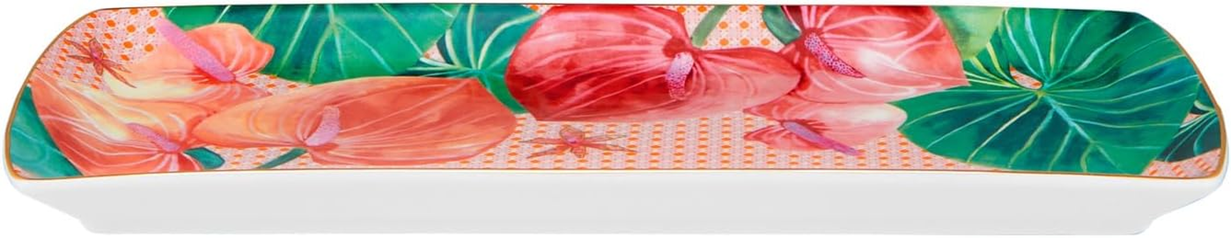 Maxwell & Williams Teas & C'S Tropicana Rectangular Platter 25.5X11.5Cm Pink Gift Boxed image number 2