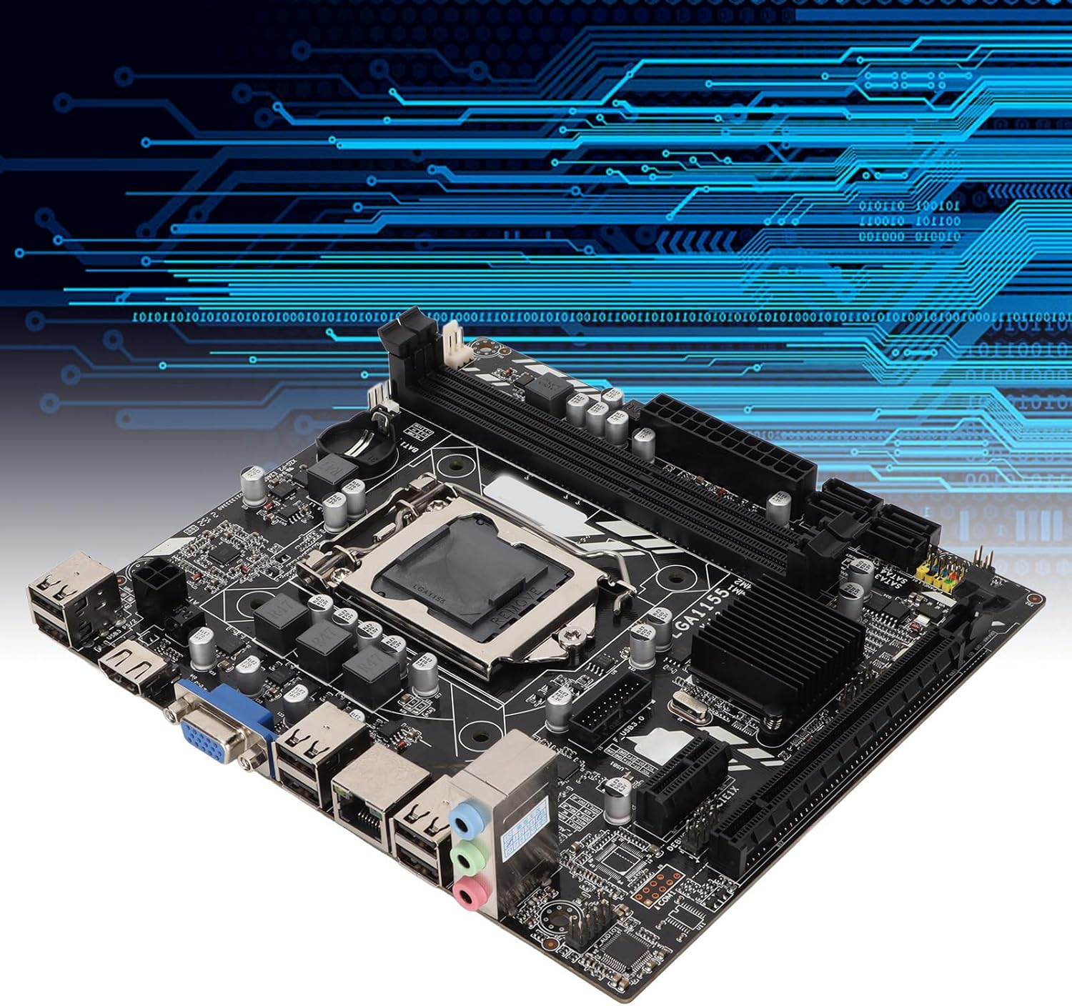 DDR3 Computer Motherboard Dual Channel LGA1155 Pin Core I7 I5 I3 Wifi Motherboard M ATX COM for Quad Core