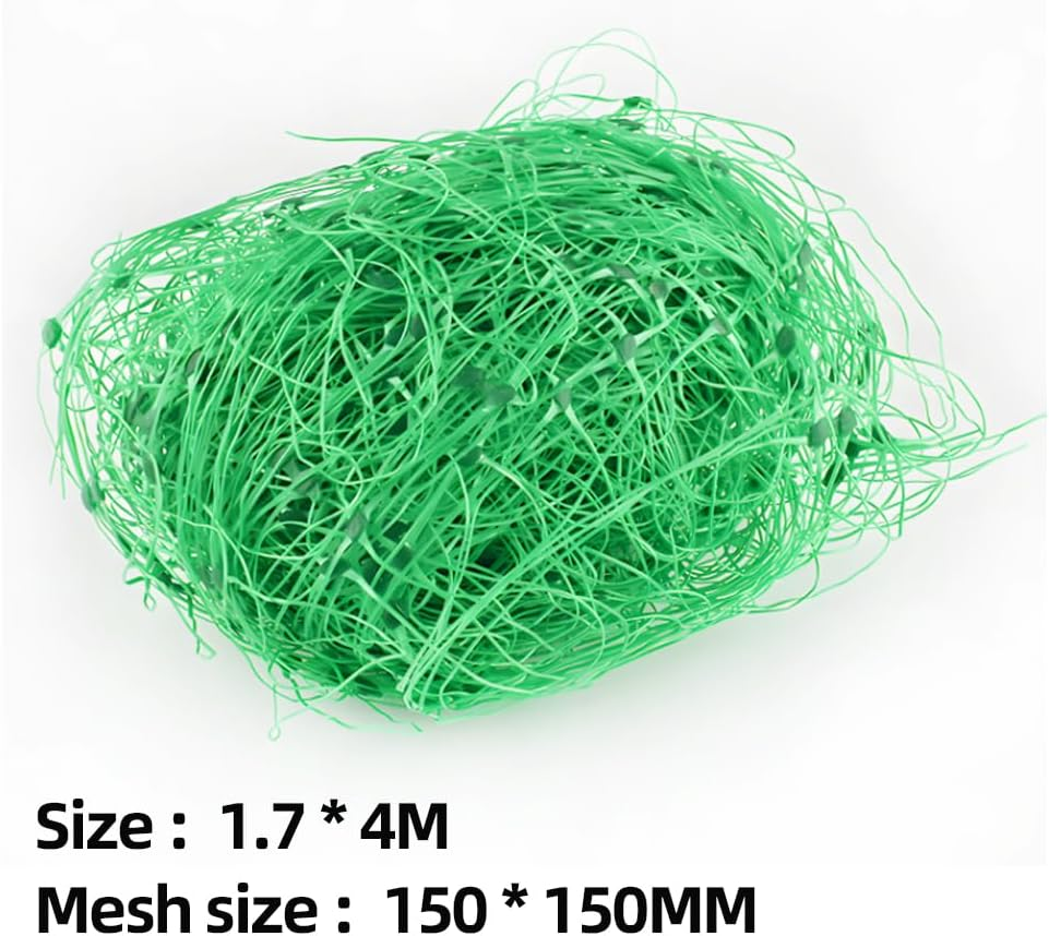Skycabin 1.7X 4 M Plastic Pea and Bean Netting Fence Trellis Netting Green Climbing Netting Support for Climbing Plant, Fruits, Vegetables, Vines, Grow Tents image number 3