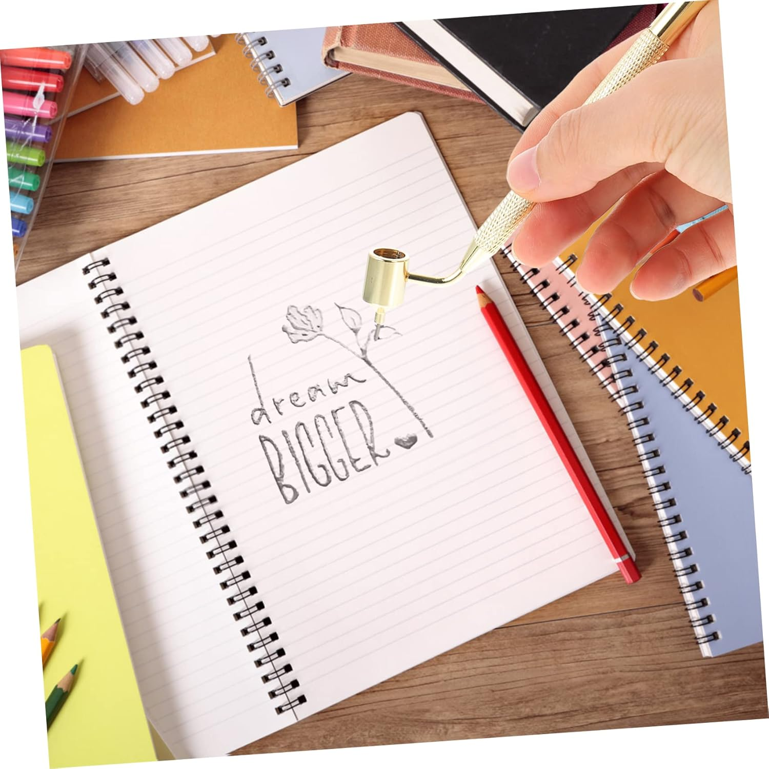 2Pcs Fluid Writer Pen Precision Touch up Paint Pen Paint Applicator for Tempera Inks Easy to Clean for Canvas image number 5