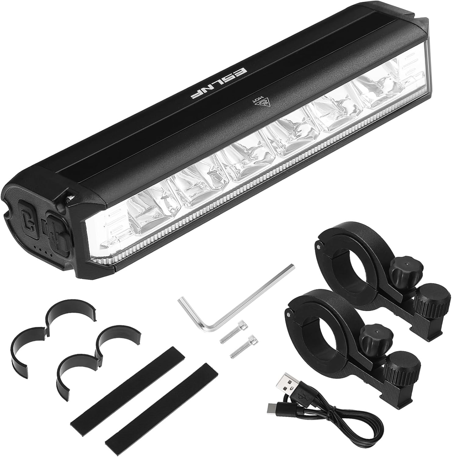 BESPORTBLE Bike Light Handlebar Mount Cycling Front Lamp Night Riding Light Bike Headlight Eos620 Sturdy Easy Installati