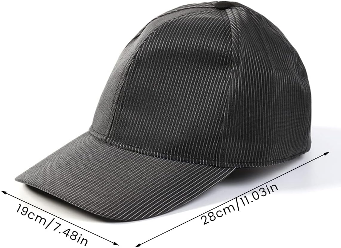 VICKECAR Fiber Optic Cap 3.7V 450Mah USB Rechargeable Luminous Baseball Cap Adjustable RGB LED Glowing Hat Light up Party Cap with 7 Colors 11 Lighting Modes for Holiday Men Women Event(Black) image number 2