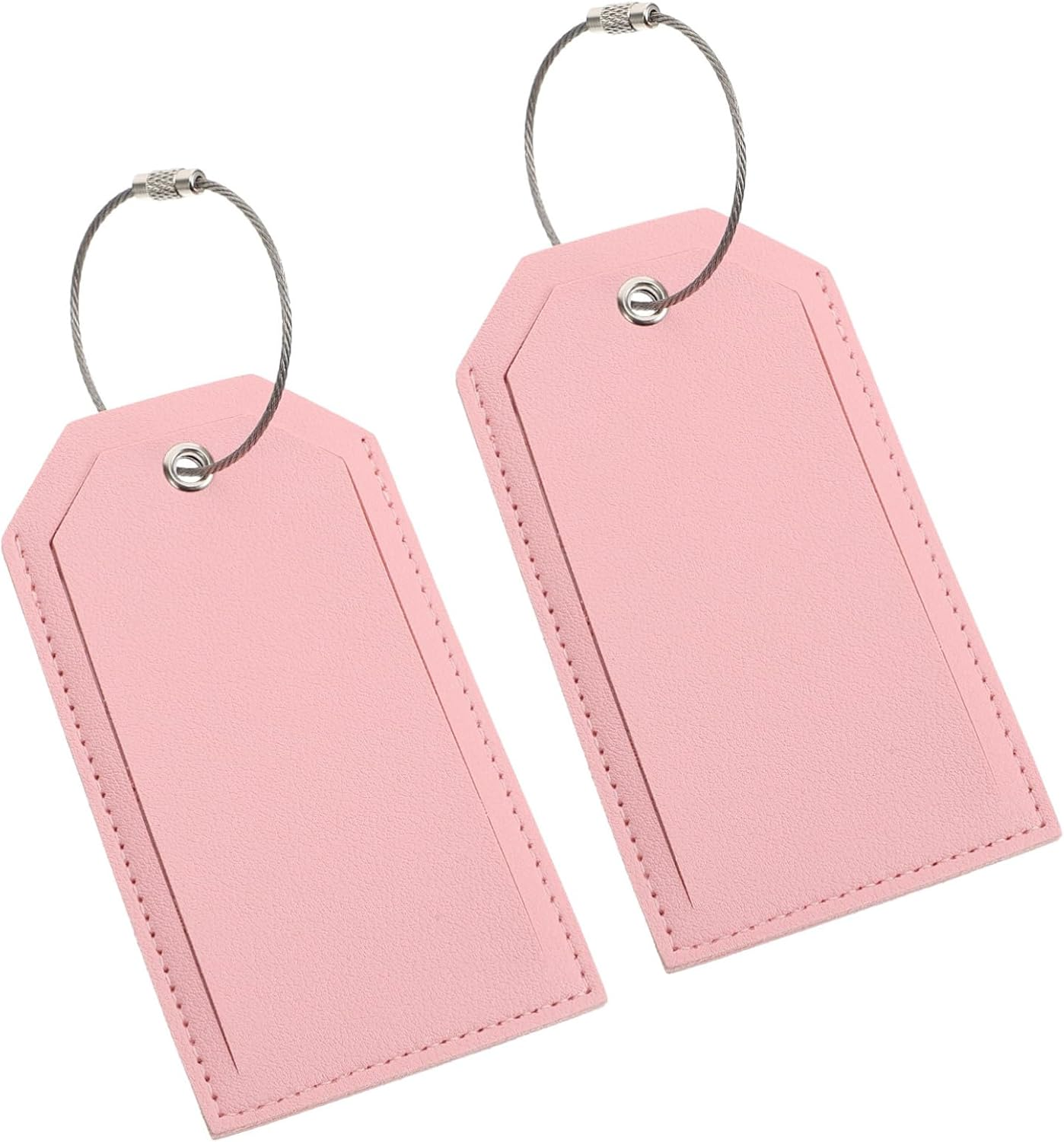 COLLBATH 2Pcs Cute Luggage Tags Holder Travel Suitcase Tags Baggage for Easy Identification image number 2