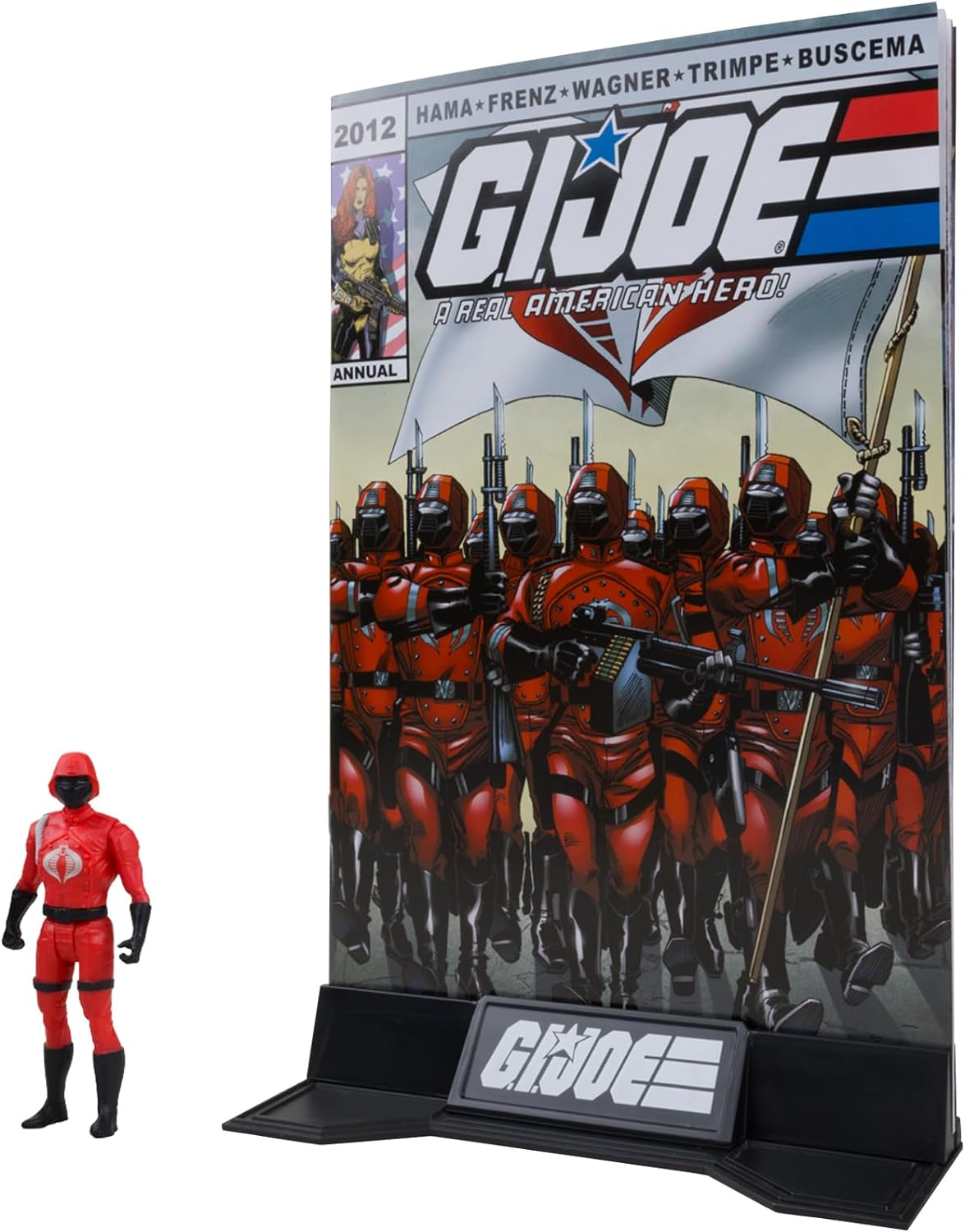 Mcfarlane Toys - G.I. Joe Page Punchers 2Pk Cobra Commander and Crimson Guard 3In Action Figures with 2 Comics