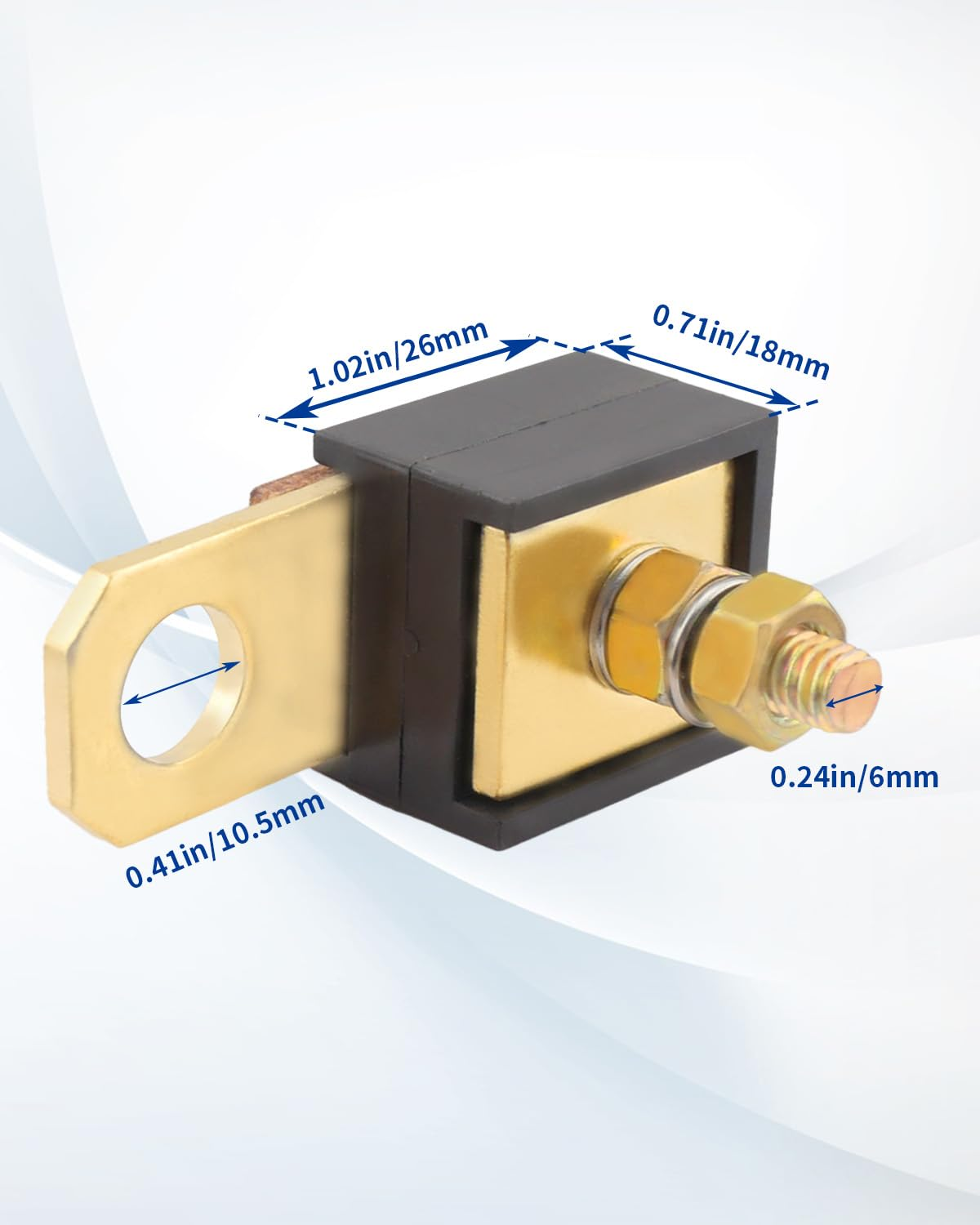 ANODZU 90 Amp Starter Fuse Fit for Mercury Mercruiser Engine 3.0L 4.3L 5.0L 5.7L 350 MAG 7.4L 8.2L, Replace 88-79023A91 18-8220 9-15510 79023A91 image number 2