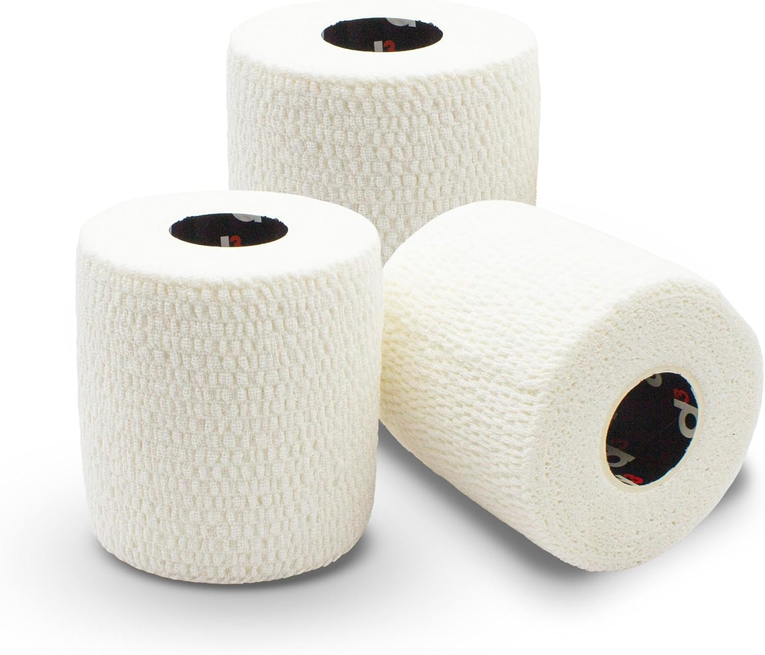 D3 Light Rip EAB Elastic Adhesive Bandage White 75Mm X 7M (3 Rolls) Hand-Tearable Thigh, Knee, Shoulder & Elbow Rugby Lineout Lifting Tape & Joint Injury Medical Strapping image number 4