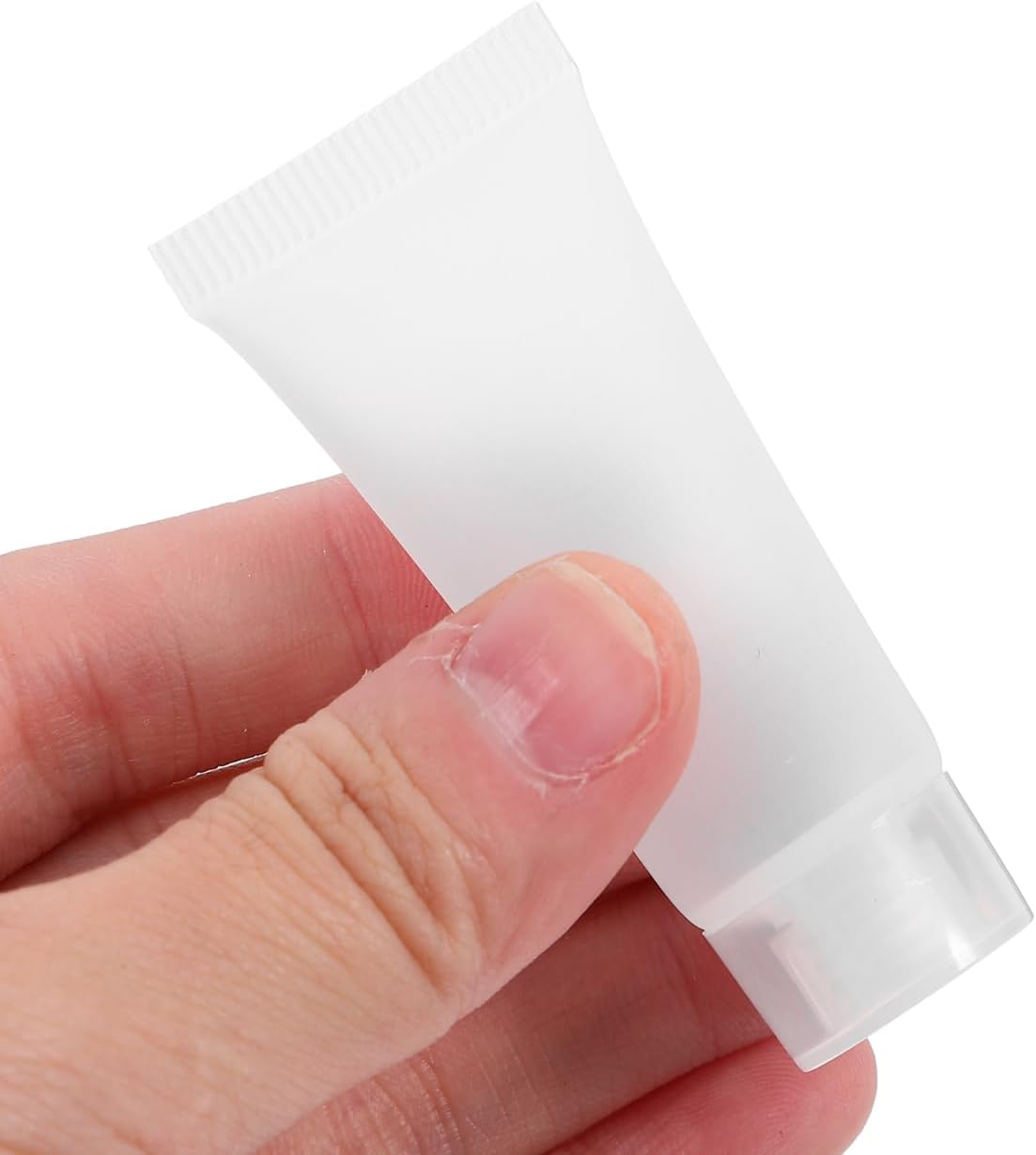 Baluue 50Pcs 10Ml Refillable Travel Squeeze Tubes - Leak-Proof Plastic Packing Hose for Hand Cream Shampoo Toothpaste Diy Projects Easy to Fill and Clean image number 2