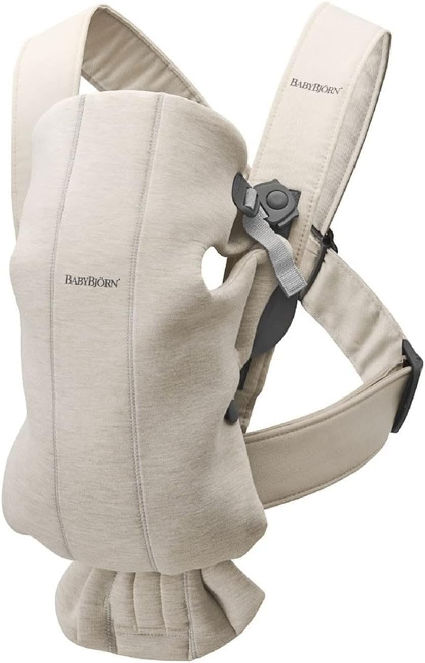Babybj&ouml;rn Baby Carrier Mini, 3D Jersey, Light Beige