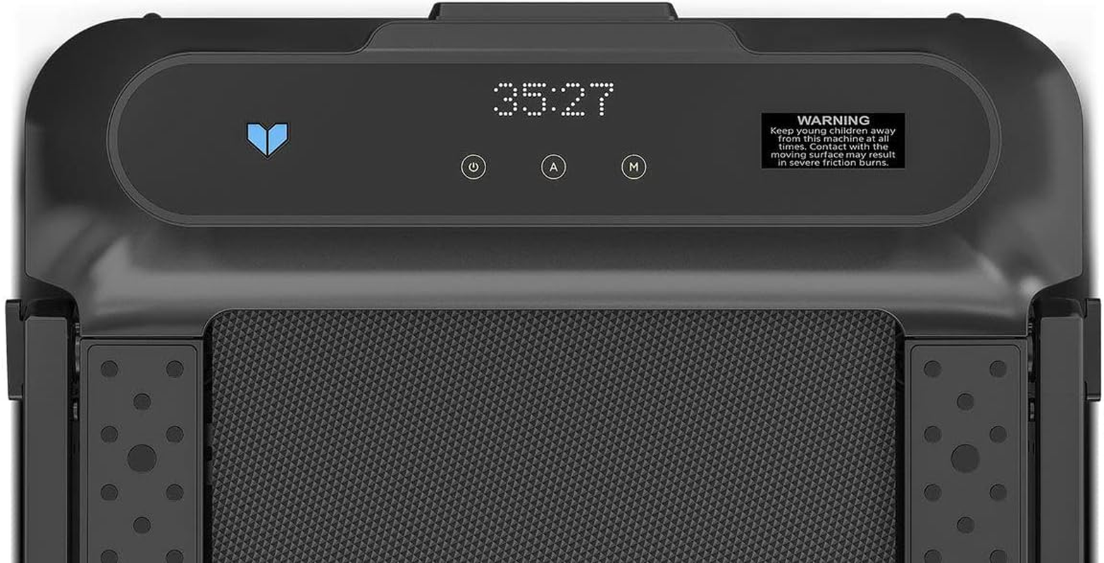 Lifespan Fitness V-Fold Treadmill with Cable Management Ergodesk Automatic 150 Cm Standing Desk, Oak/Black image number 1