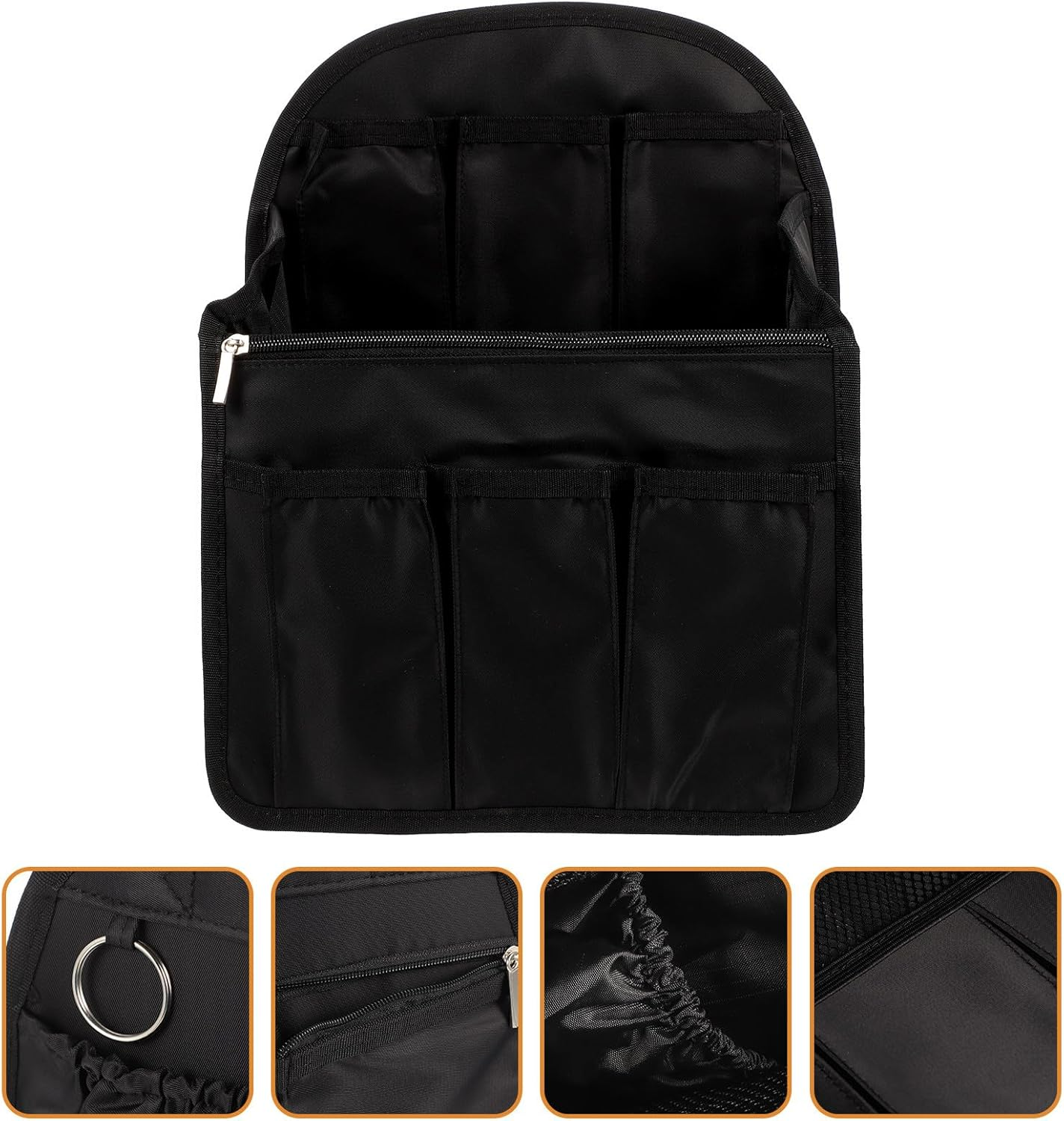 DRESSOOS Backpack Inner Bag Organizer Insert, Portable Large Capacity Shoulder Bag Storage Divider, Universal Purse Organizer Insert for Travel and Daily Use