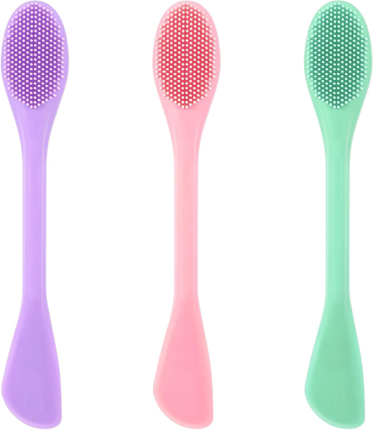 2-In-1 Cat Paw Silicone Face Scrubber, 3Pcs Face Masks Skincare Brush, Facial Cleansing Brush Set, Silicone Face Cleaning Brush Set image number 1