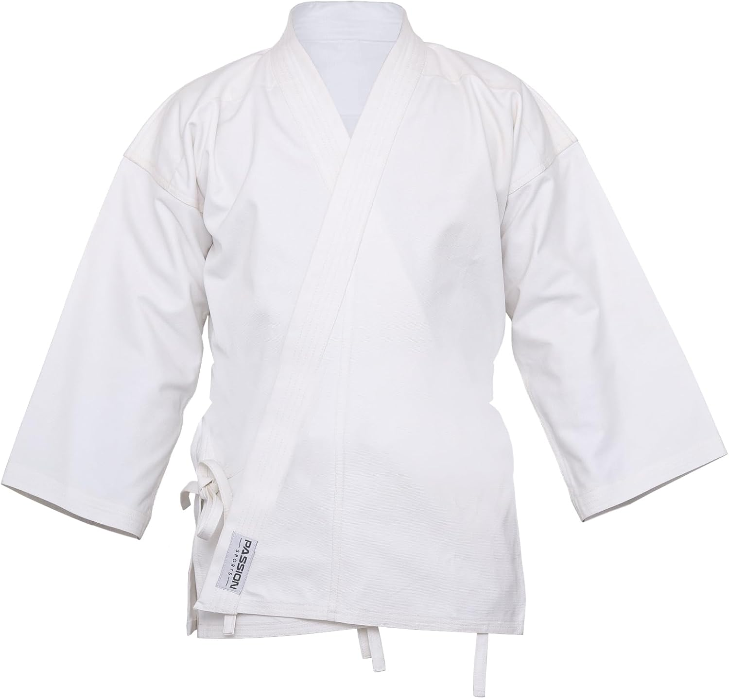 Passion Sports Supreme Karate Gi Uniform Heavy Weight 16 Oz - 100% Cotton Canvas &ndash; Heavy-Duty Karate Suit Ideal for Martial Arts Professionals image number 1