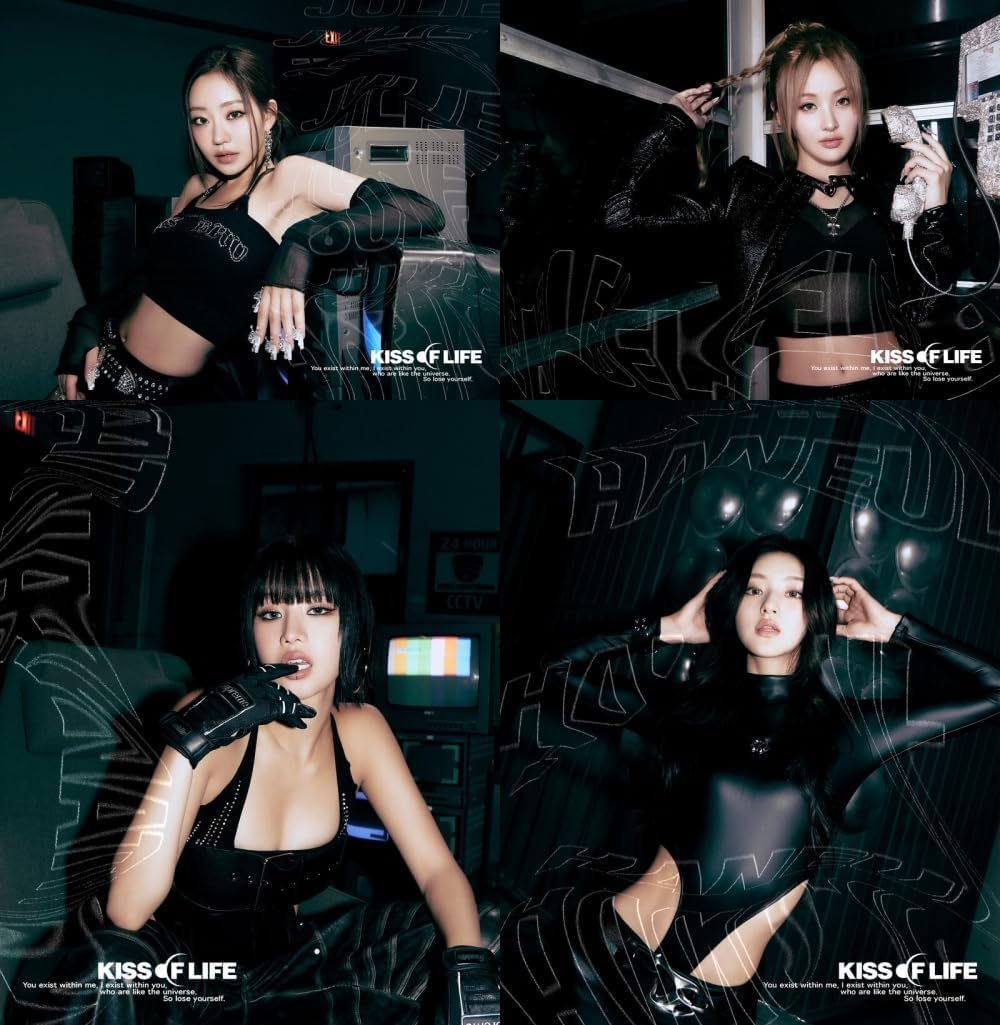 KISS of LIFE Lose Yourself 3Rd Mini Album Magazine Version Cd+1P Folded Poster on Pack+160P Booklet+2P Photocard+1P Unit Photocard+1Ea Hologram Photocard&Display+1Ea Sticker+Tracking Sealed KOL KIOF image number 5