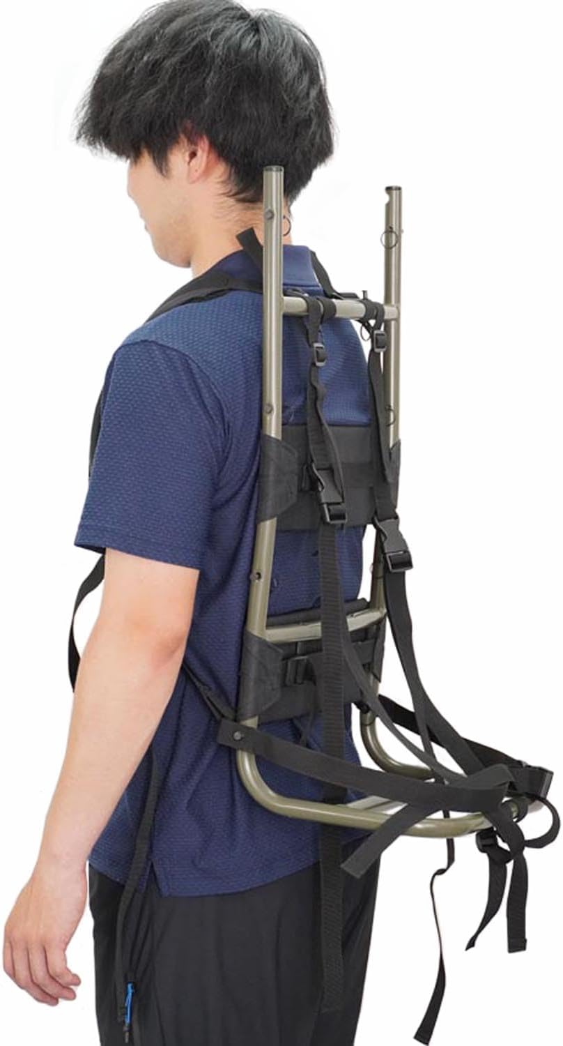 X'SELL BBC-909 913 Celacanz Foldable Heavy Duty Backpack, Aluminum, Lightweight, for Rock Fishing, Langanz, Portable, Fishing, Camping, Outdoors, Simple image number 1