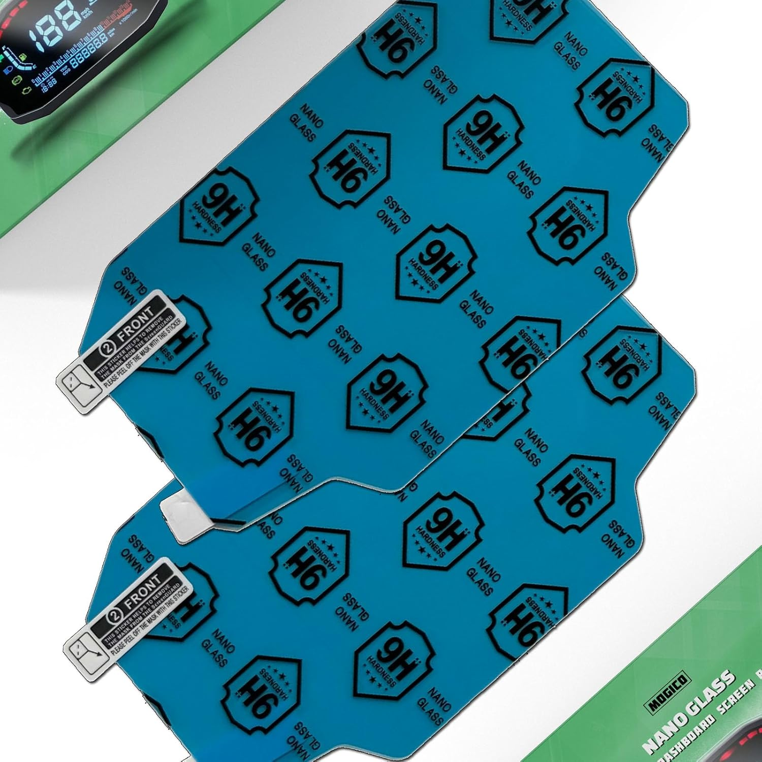 Motorcycle Nano Glass Dashboard Screen Protector for Honda 2024+ CB125R, CB500R, CB650R, CBR650R, Hornet CB500/CB1000/CB750, NX500 (2X Ultra Clear) image number 6