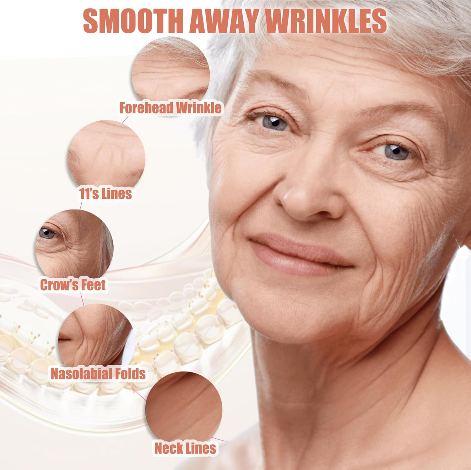 Face Tape, Facial Myofascial Lift Tape, anti Wrinkle Patches for Fine Lines, Crow'S Feet, Sagging Skin, Non-Invasive Natural Wrinkle Reduction Smoothing Patches - 2 Rolls 2.5Cm*5M image number 6