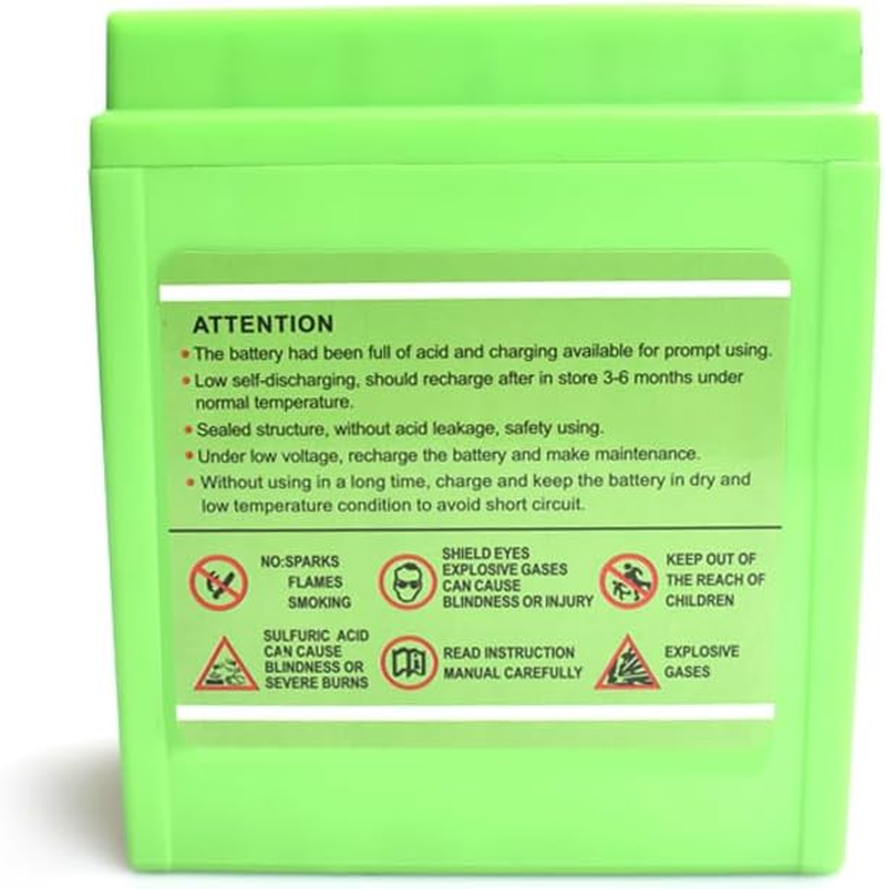 FEDHQ YTX7L-BS 12V 7Ah Motorcycle GEL Battery Dirt Bike ATV Quad Scooter Motorbike Replace CTX7L-BS UTX7L-BS MBTX7U MG7L-BS image number 4