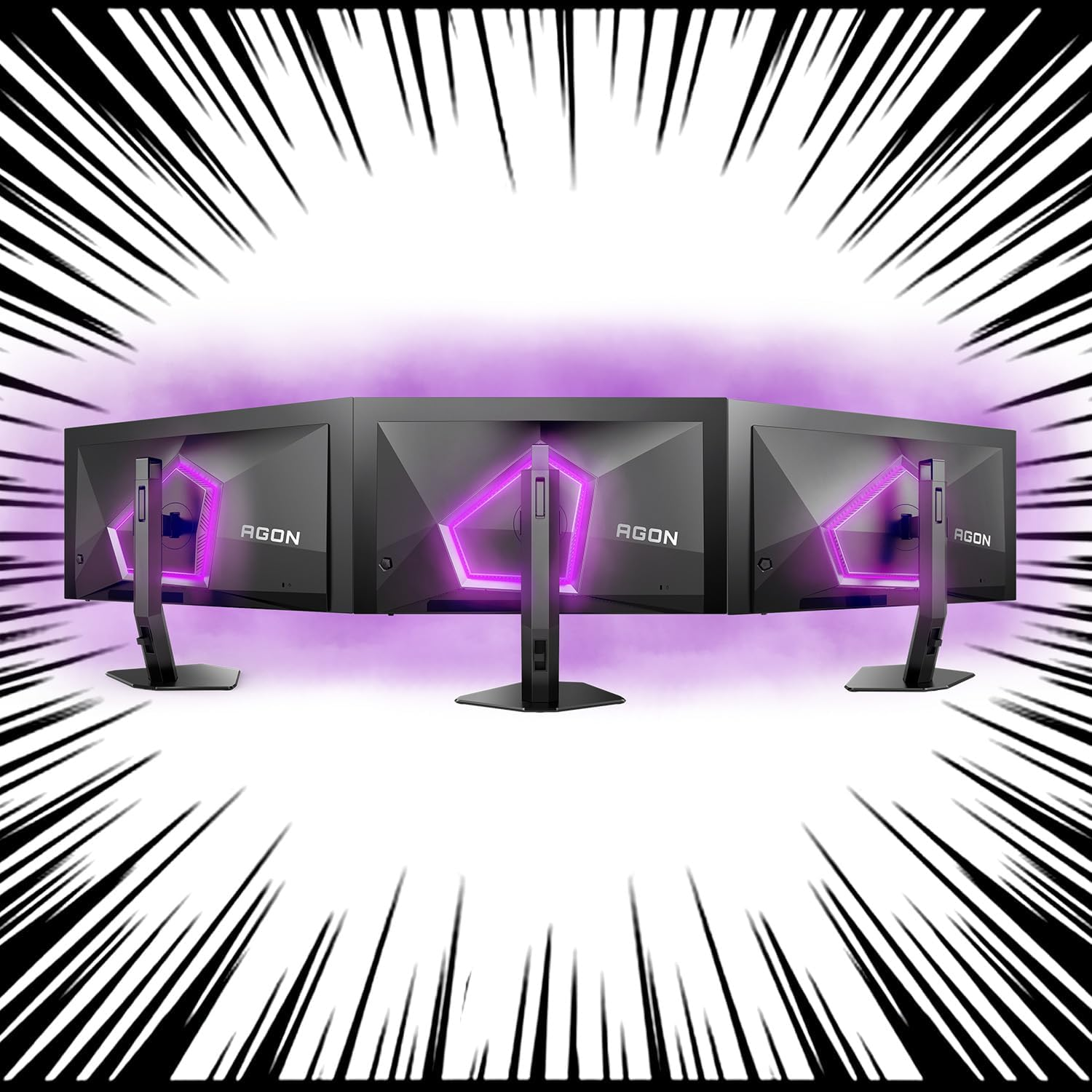 AOC Agon AG276QZD OLED G-Sync Compatible 0.03Ms GTG 240Hz Gaming Monitor image number 4