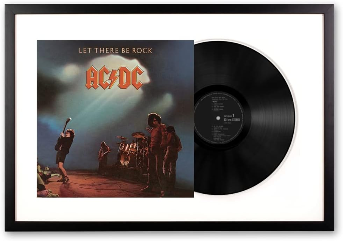 Vinyl Art Ac/Dc Let There Be Rock Memorabilia Framed image number 4