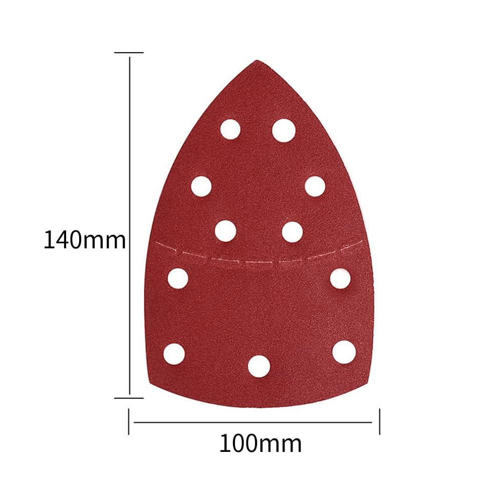 60X Sanding Sheets Triangle Mouse Detail Sander Pads 60 Grit image number 3