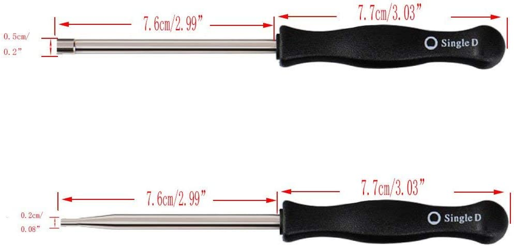 10Pcs Carburetor Adjustment Tool Kit with Carrying Case for 2-Cycle Small Engine Trimmer Chainsaw Brushcuter Blower